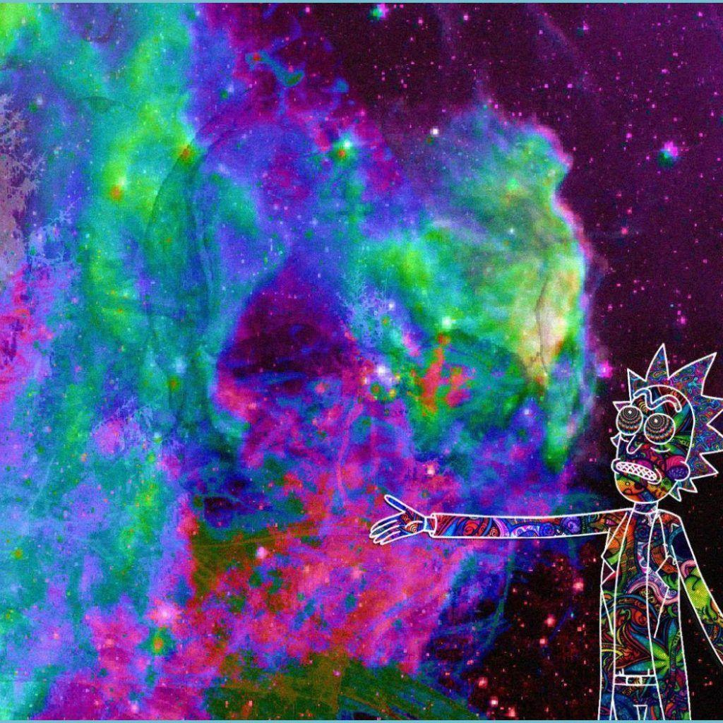 1024x1024 Rick and Morty 14K Wallpaper .