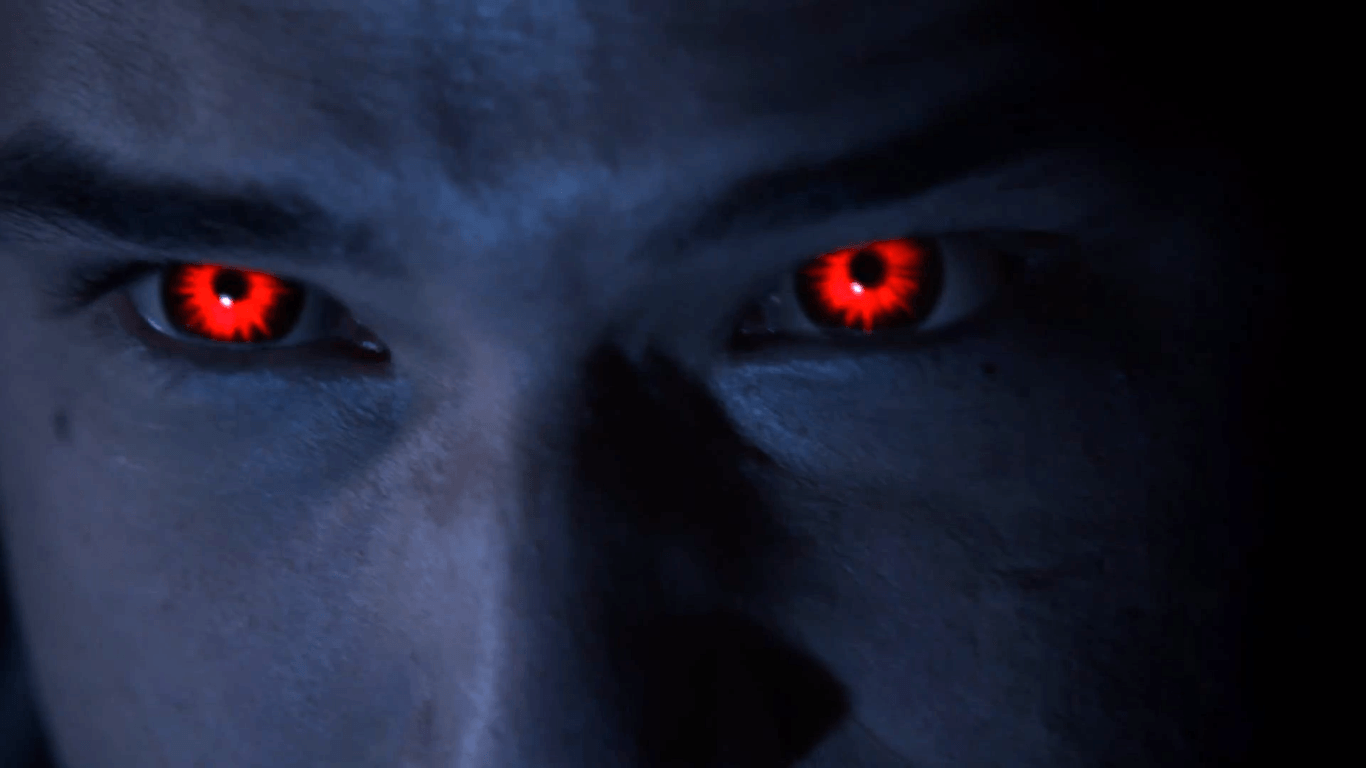 1366x768 Red Eye Wallpaper