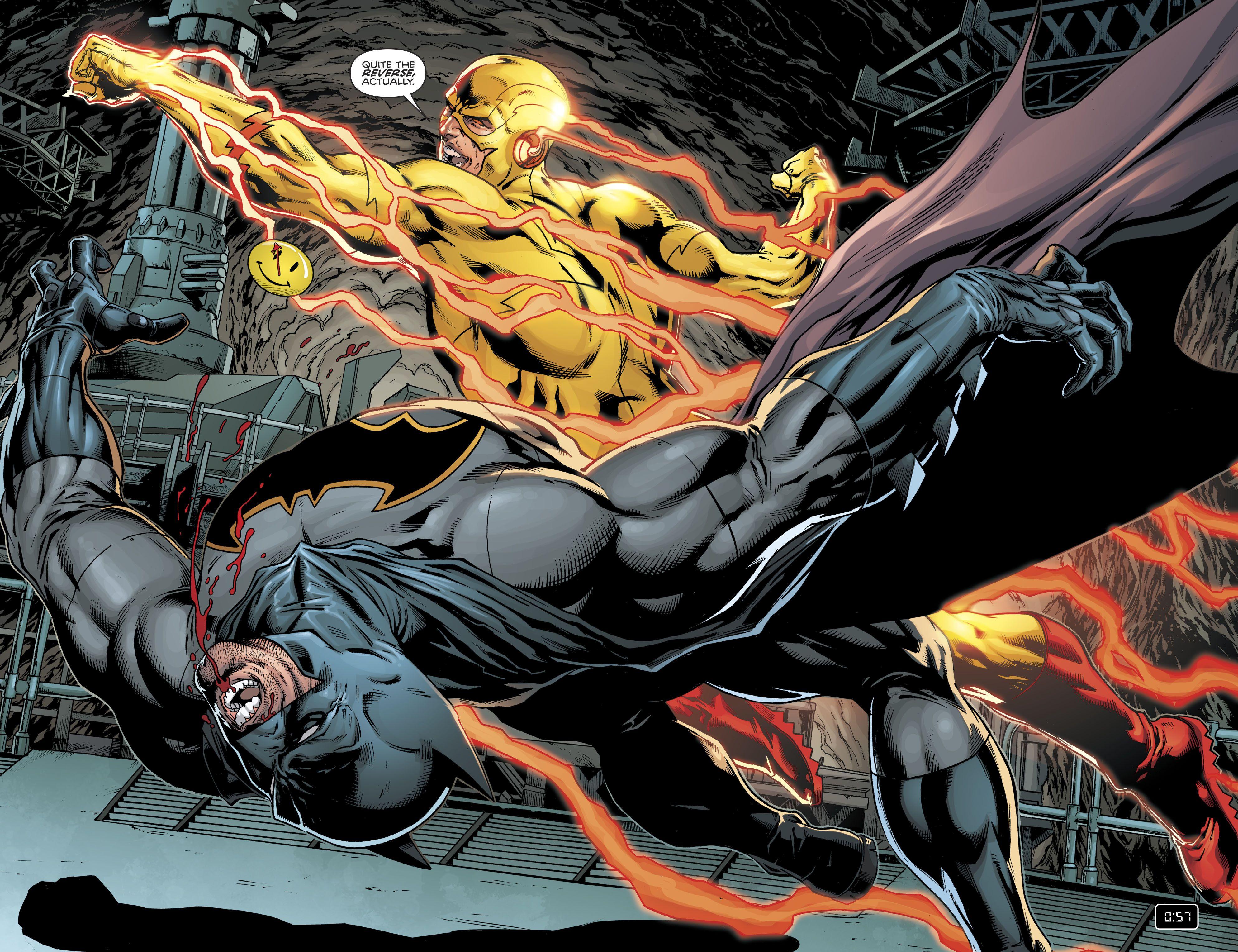 3975x3056 Batman vs Reverse Flash (DC Comics) 4K .wallpaper.gg