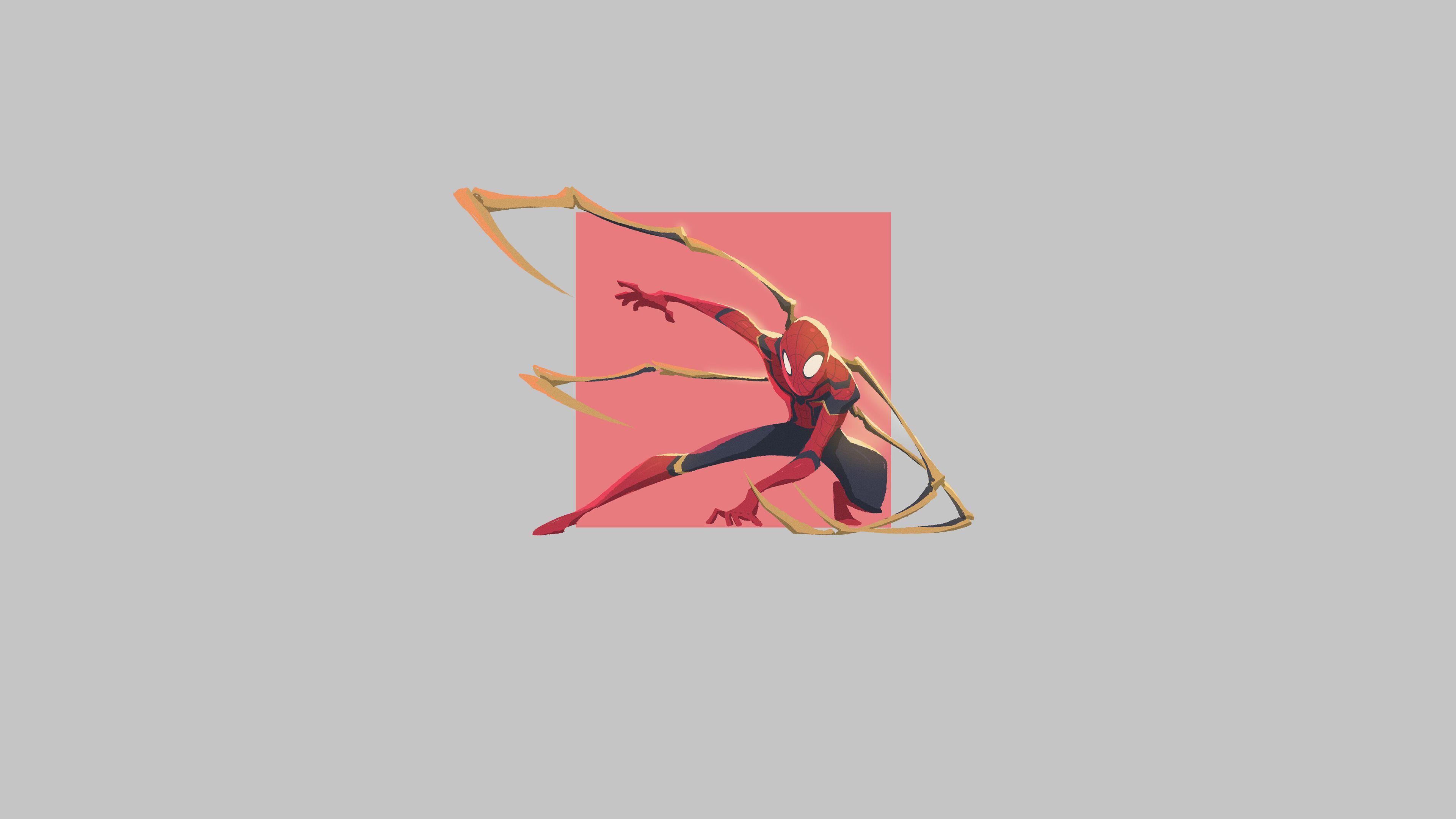 3840x2160 Wallpaper 4k Spider Man Minimal Spider .