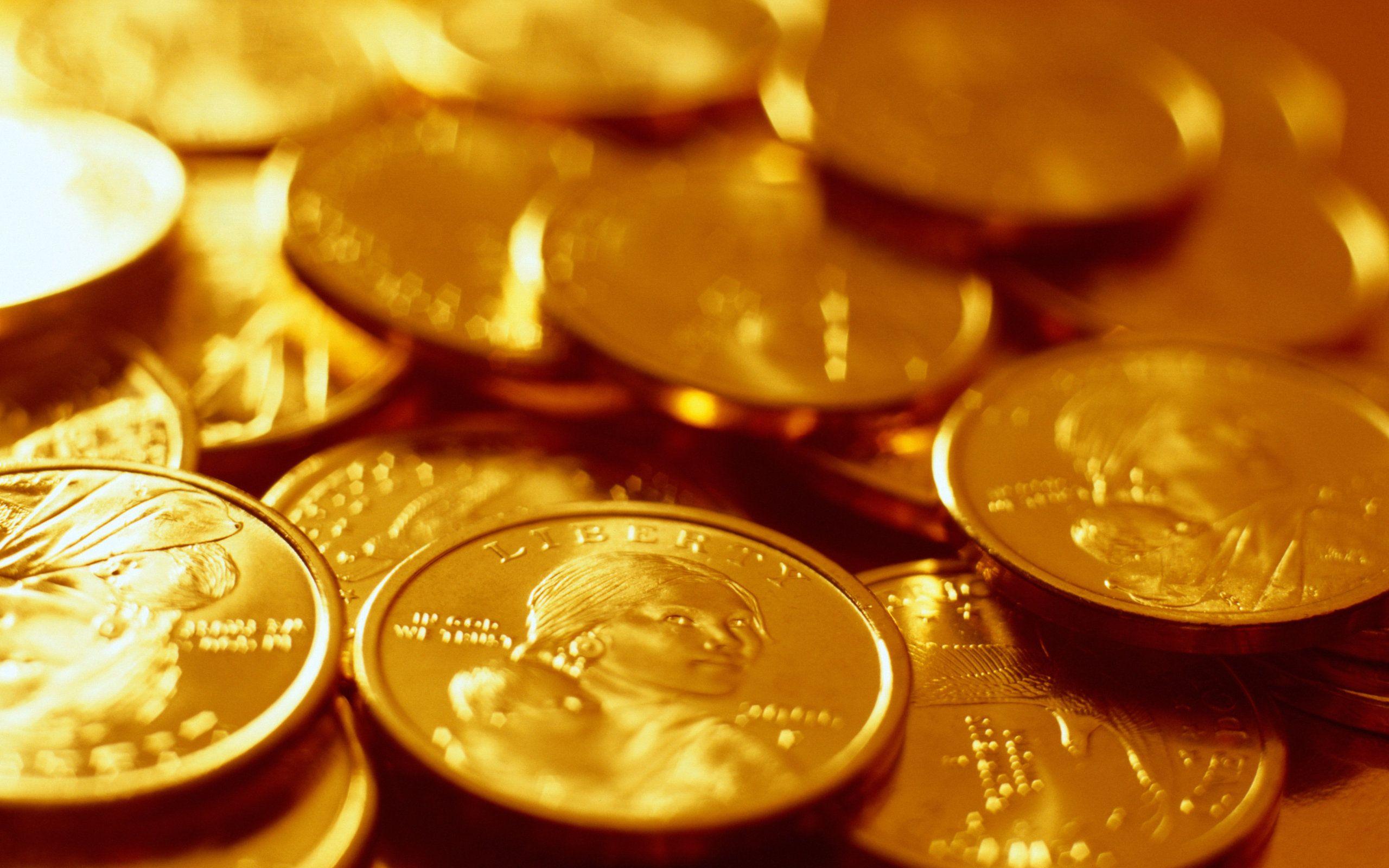 2560x1600 HD Gold Wallpaper