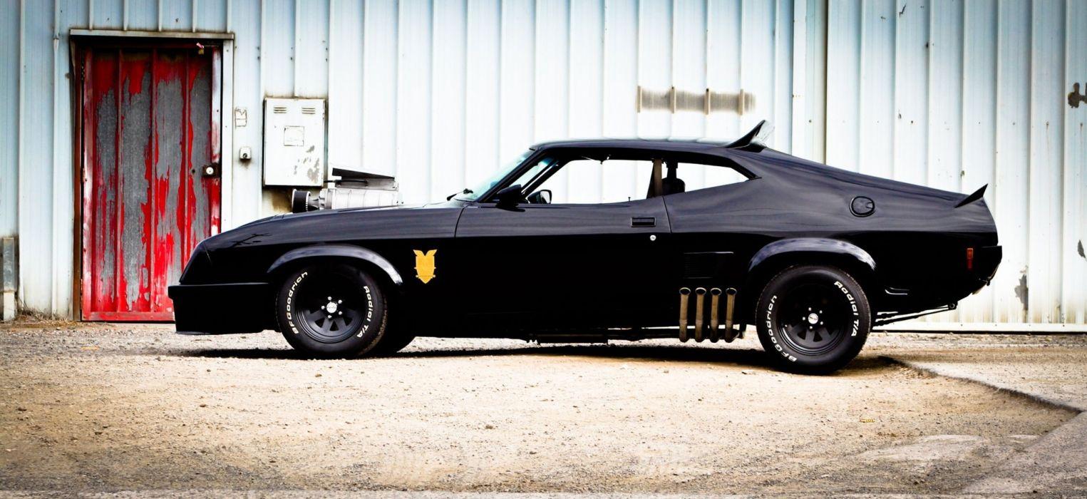 1525x700 Mad max interceptor ford falcon aussie muscle car ford australia vehicles cars hot rod custom muscle black stance wallpaperx940