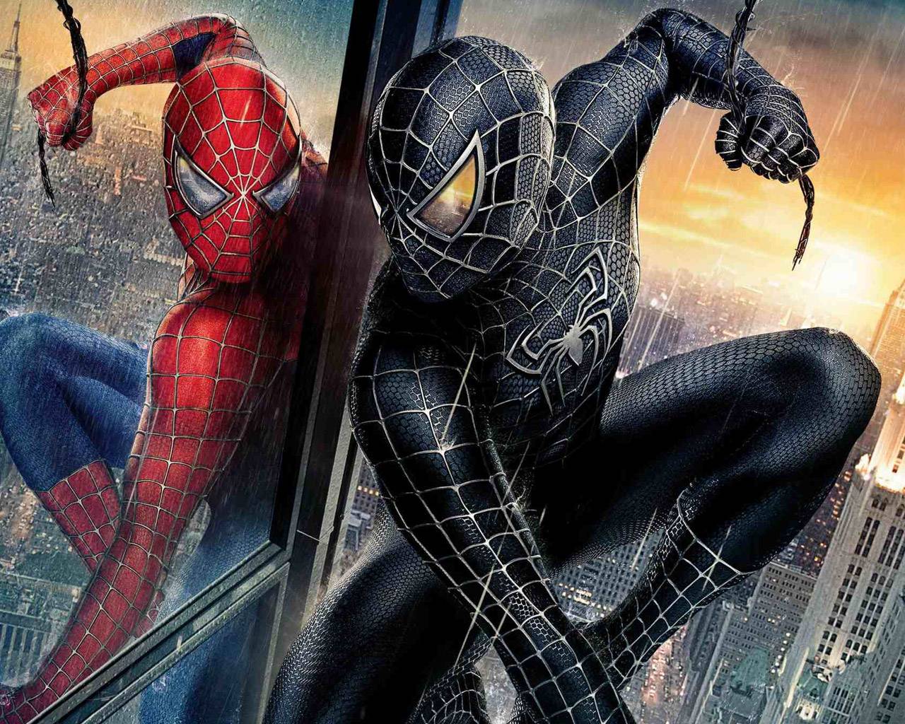 1280x1024 Spider Man Trilogy hình nền