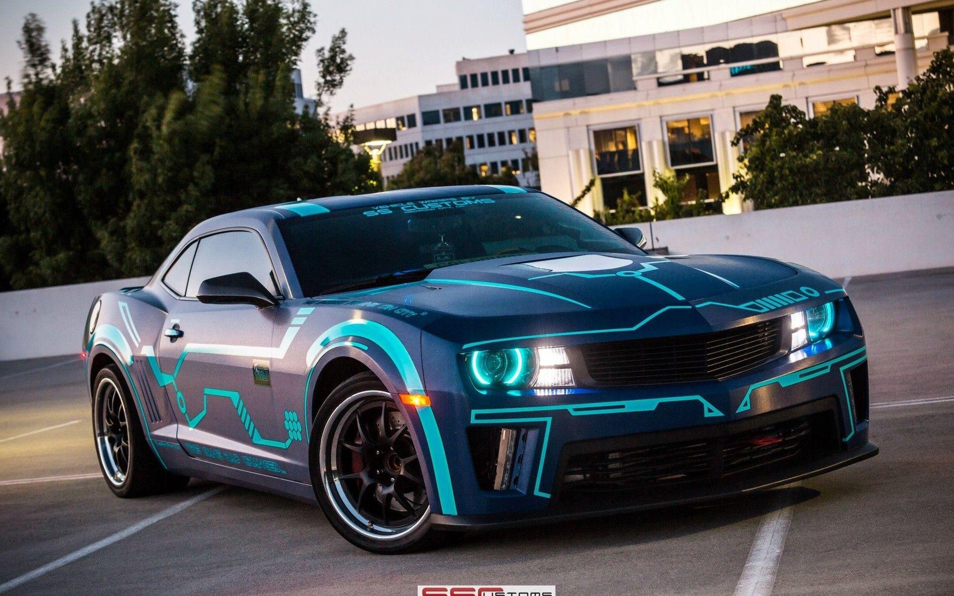 1920x1200 Tron Camaro Wallpaper Car