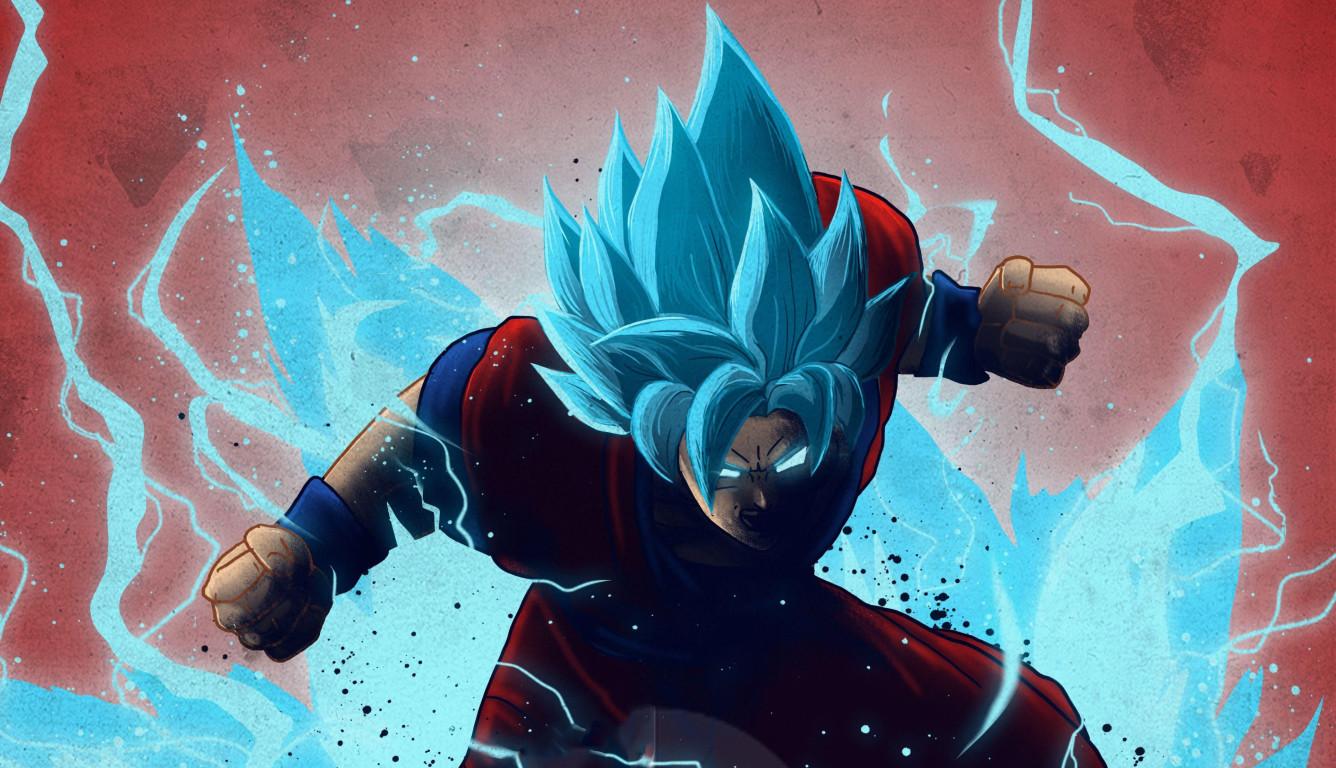 1336x768 Goku Dragon Ball 4K Art HD .
