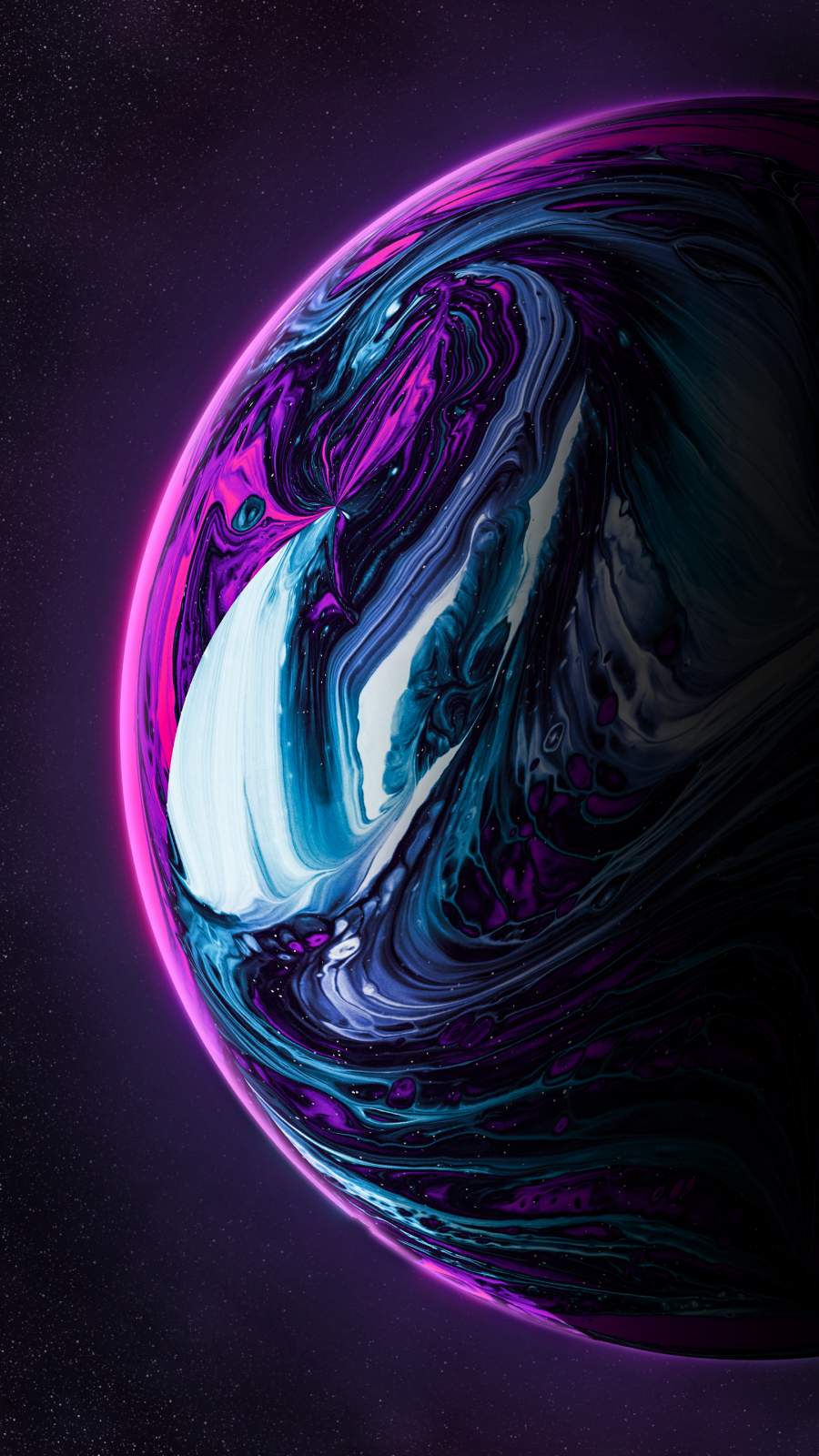 900x1600 Fluid Blue Planet iPhone Wallpaper .