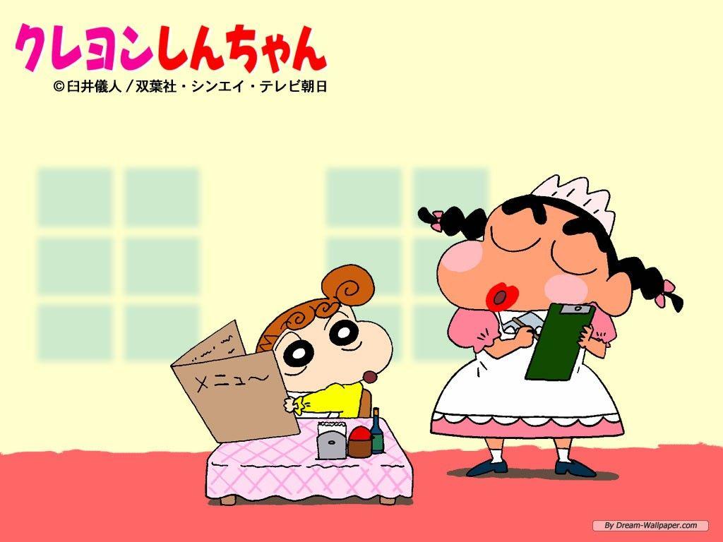 1024x768 Free Cartoon Wallpaper Shin .