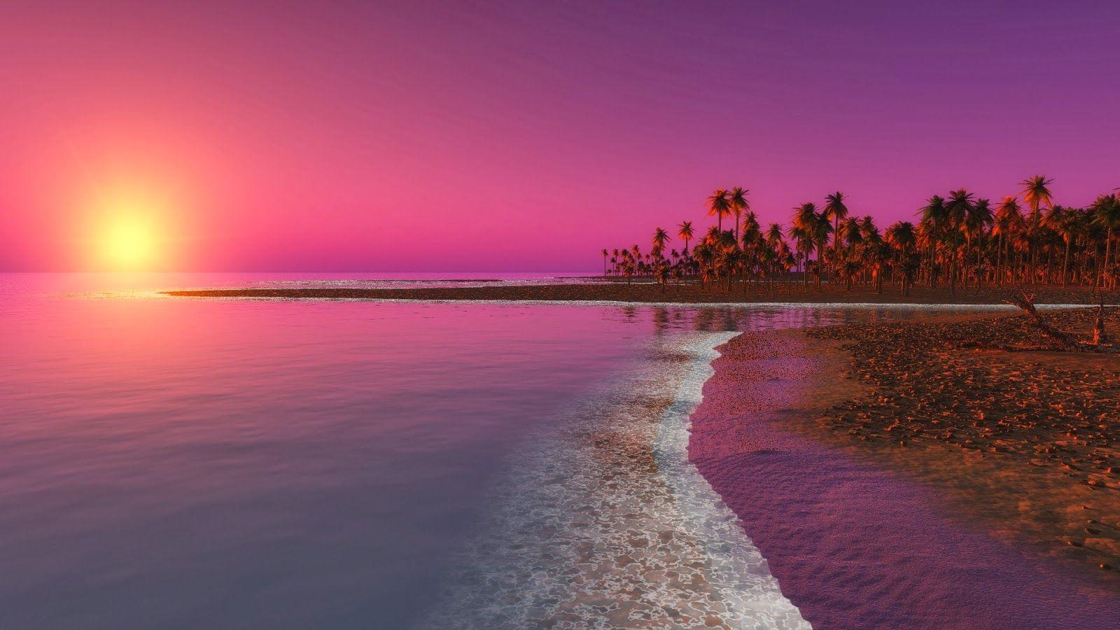 1600x900 Desktop Wallpaper Sunset