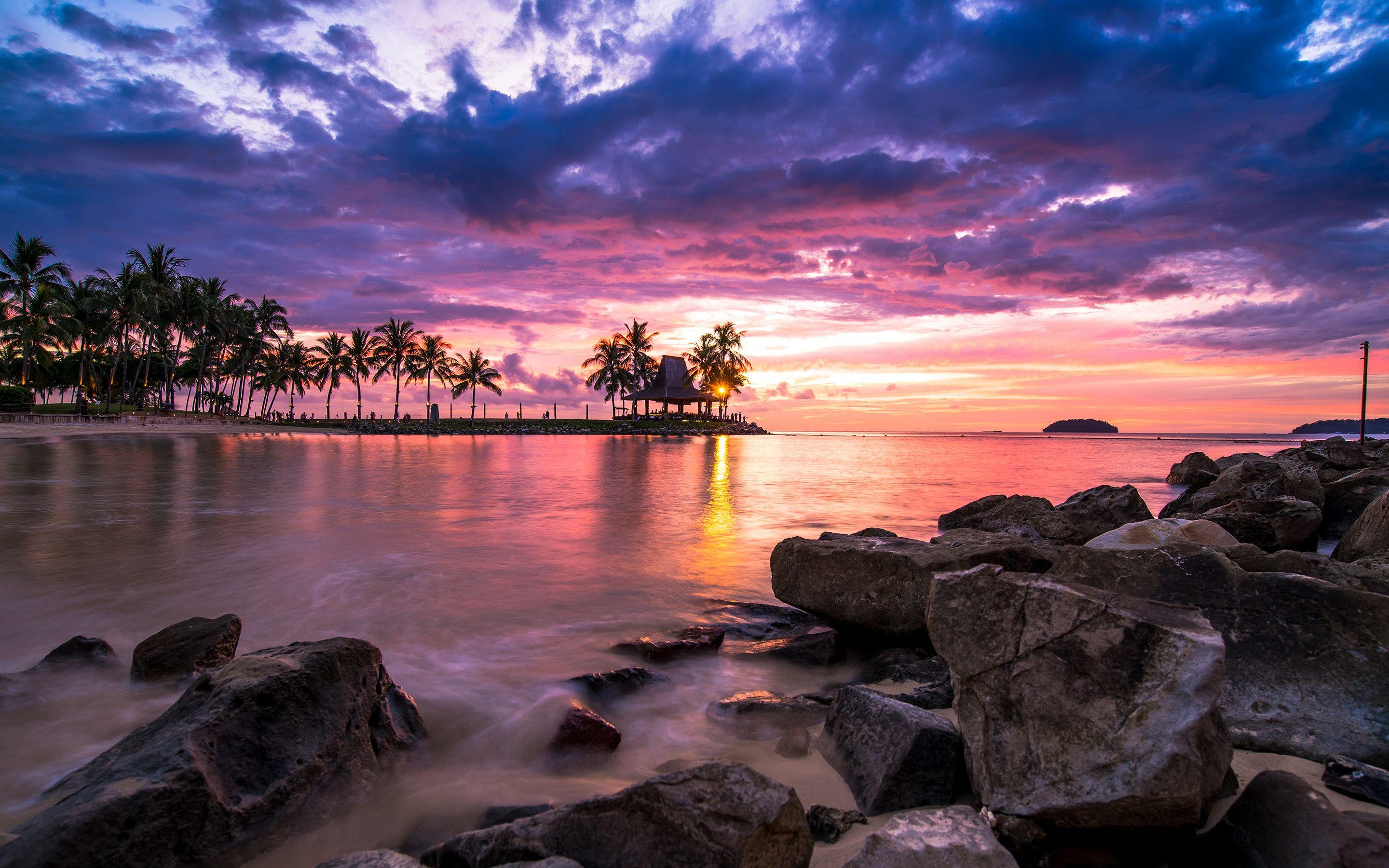 2880x1800 High Resolution Sunset Wallpaper