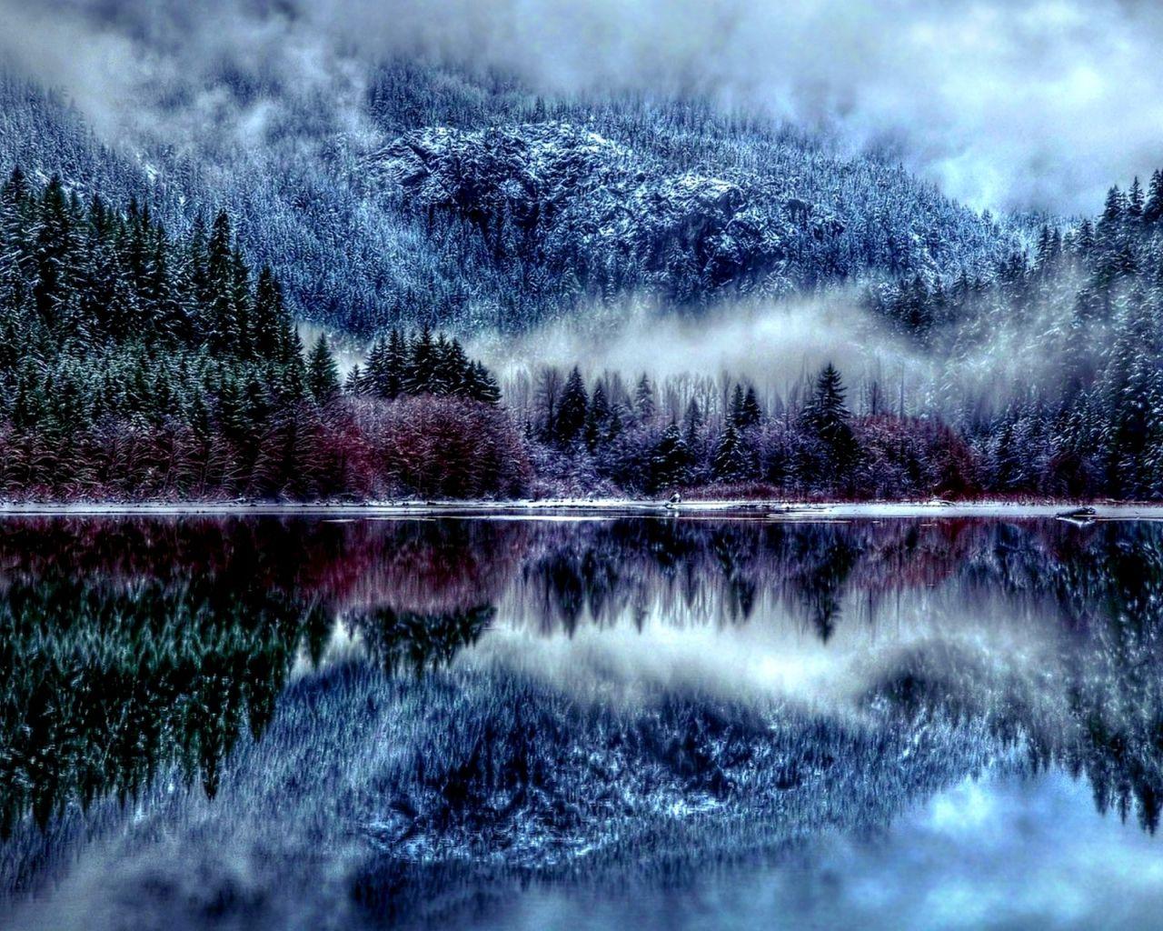 1280x1024 Winter Forest HD Wallpaper Winter .