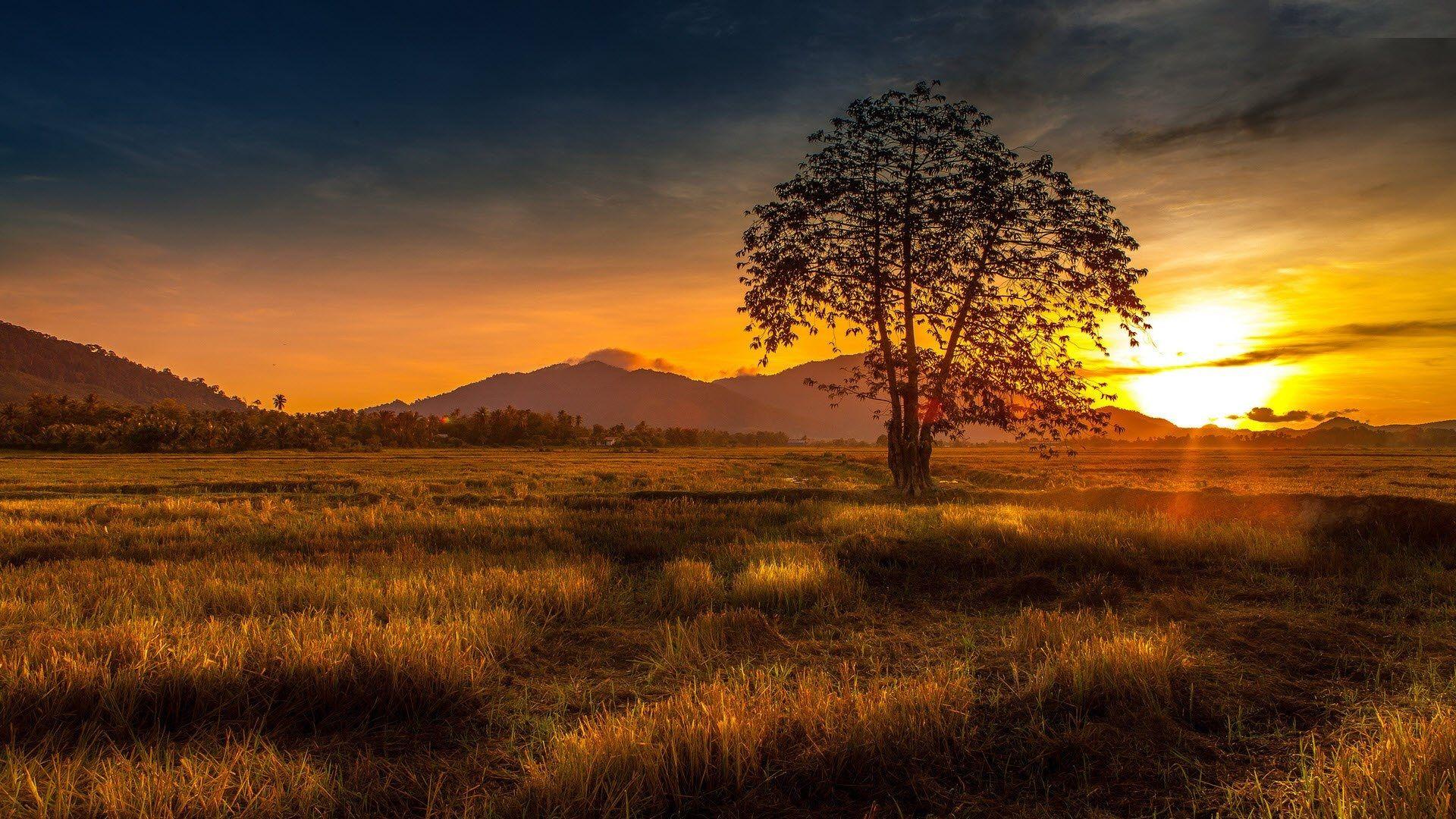 1920x1080 Beautiful Sunset Wallpaper Desktop .