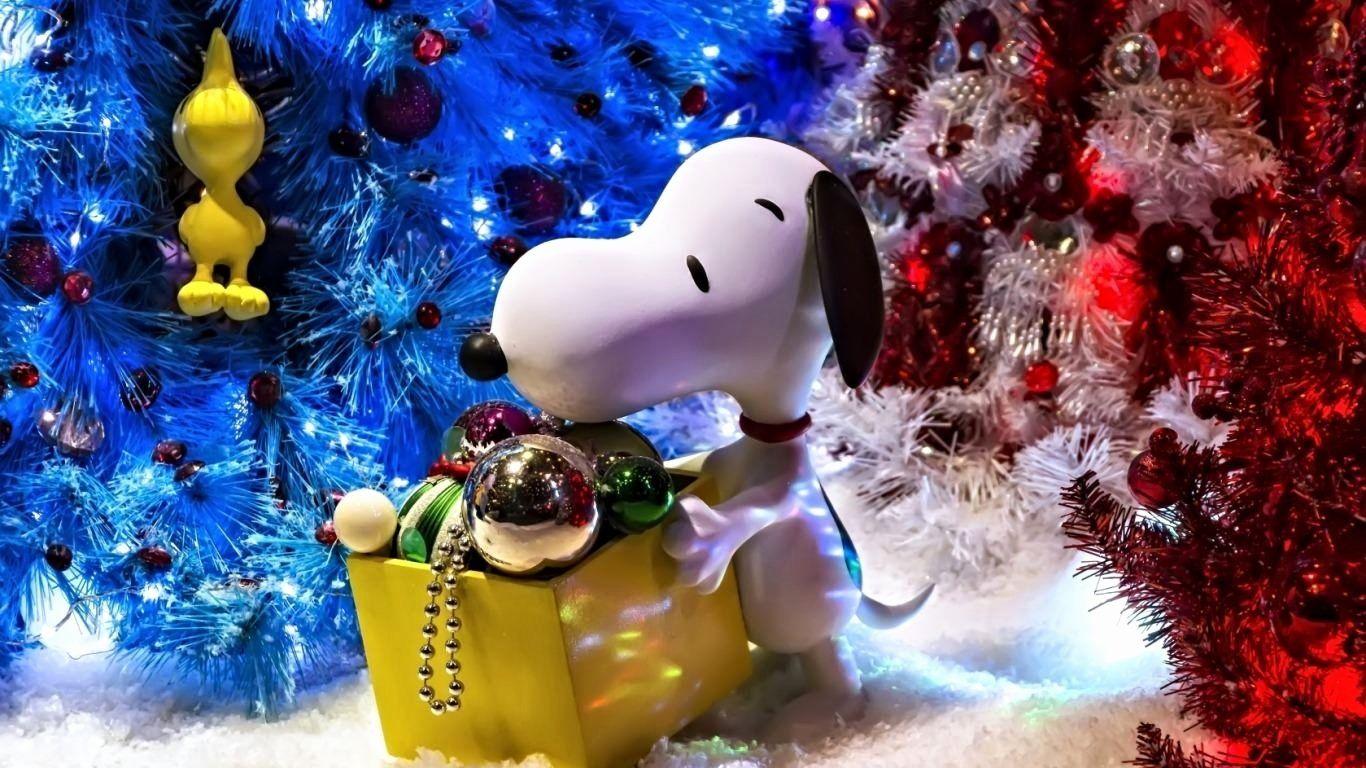 1366x768 Snoopy Christmas Wallpaper 1366×768 .