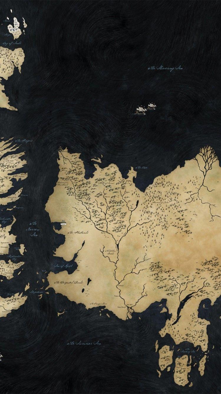 750x1334 Game Of Thrones Map Hình nền 05276