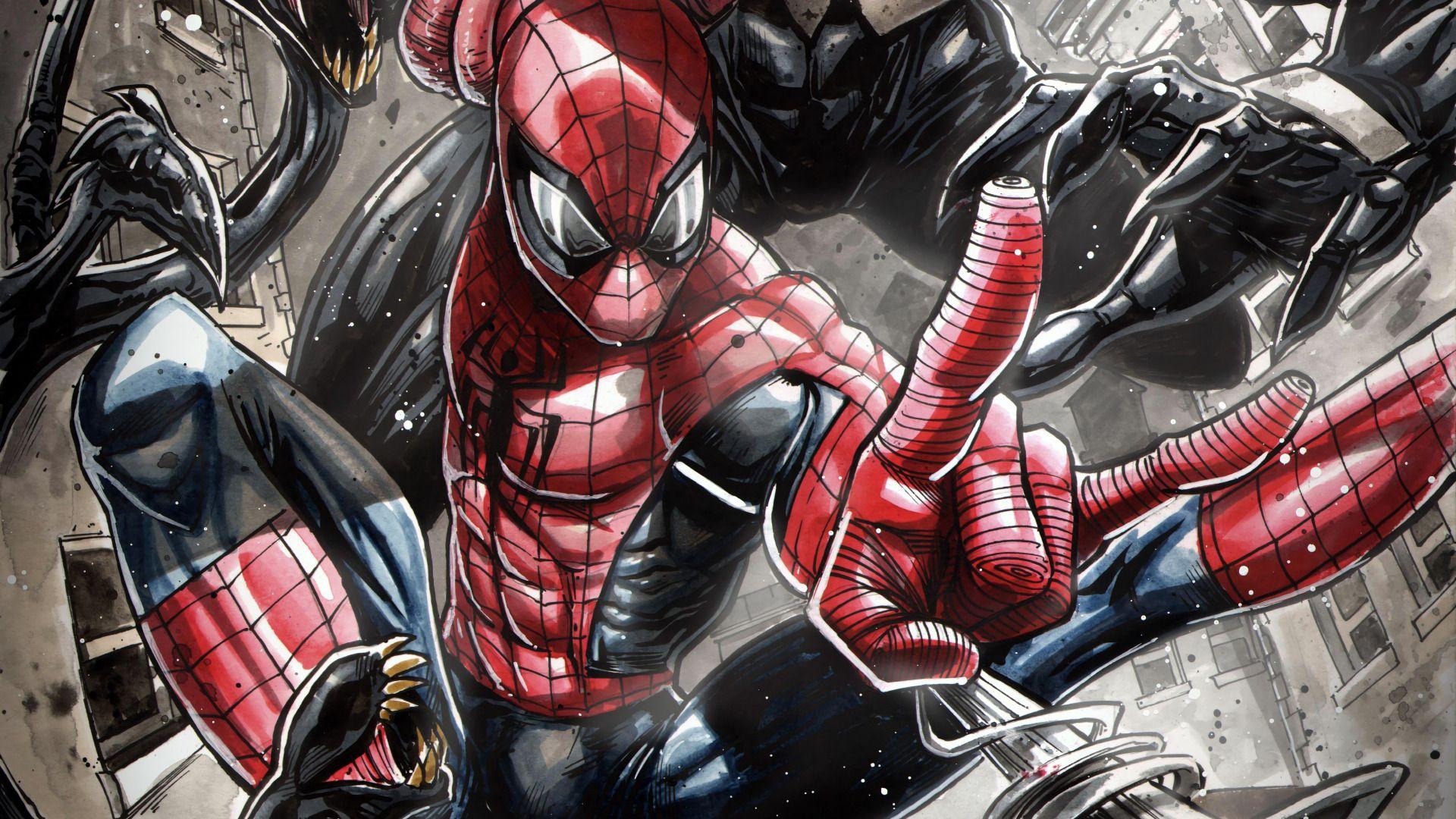 1920x1080 Retro Spiderman Aesthetic