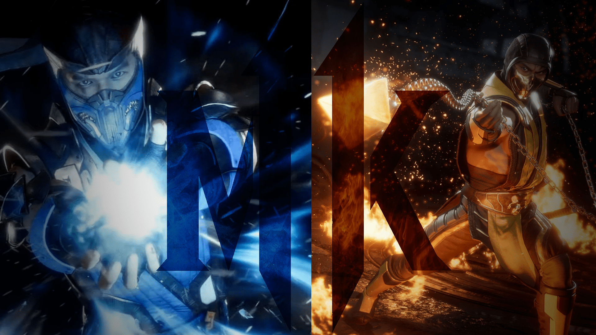 1920x1080 Fire and Ice 1080p Fan Made .