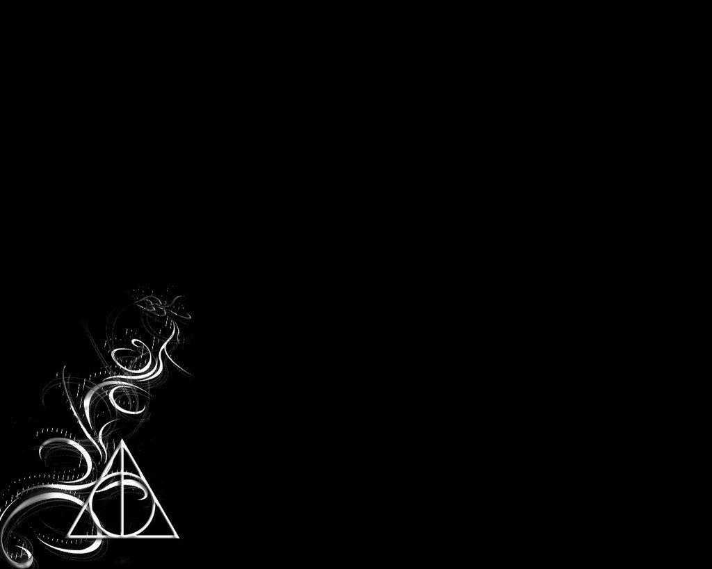 Featured image of post Deathly Hallows Symbol Black Background