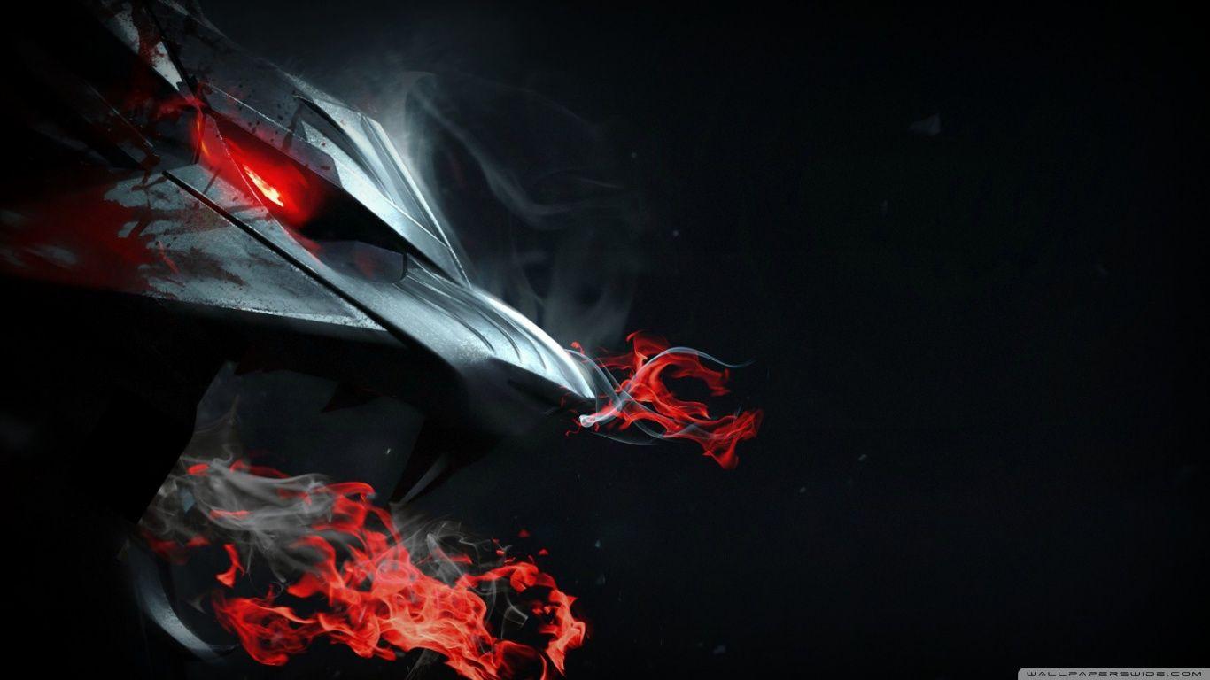 1366x768 Free download Fire Dragon Wallpaper HD .