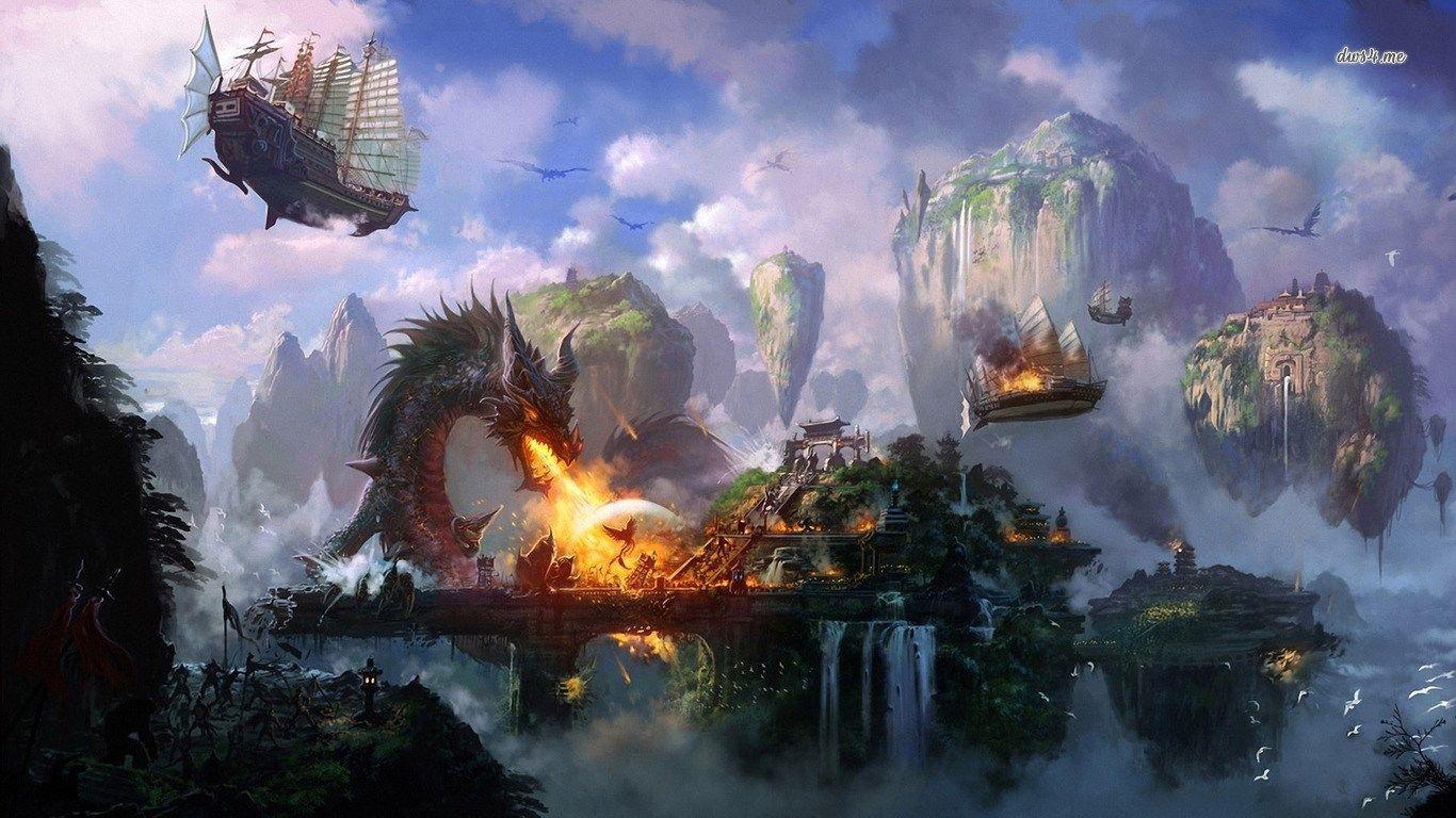 1366x768 dragon HD Background 1366x768 .