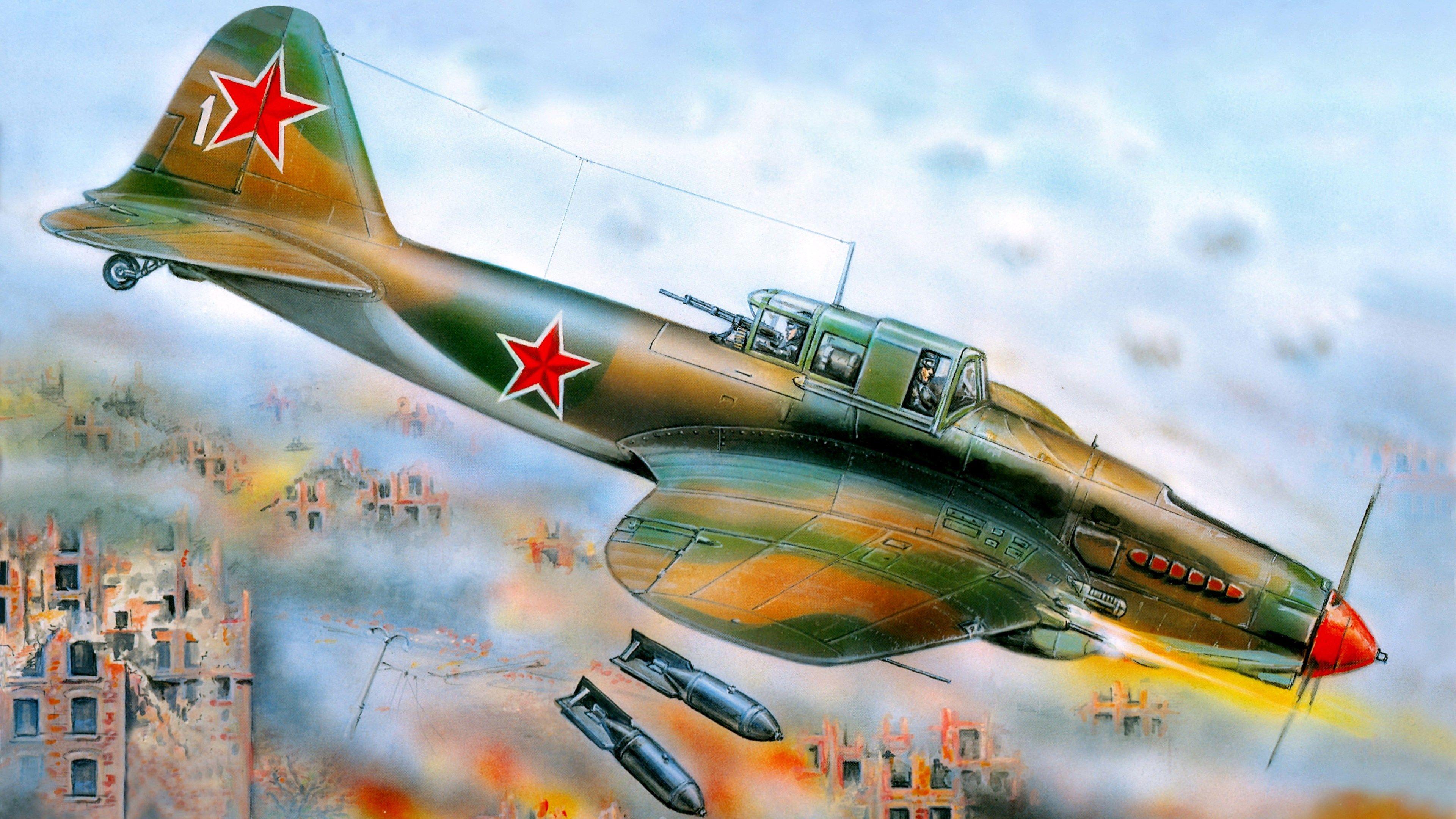 3840x2160 WW2 Plane Wallpaper - .