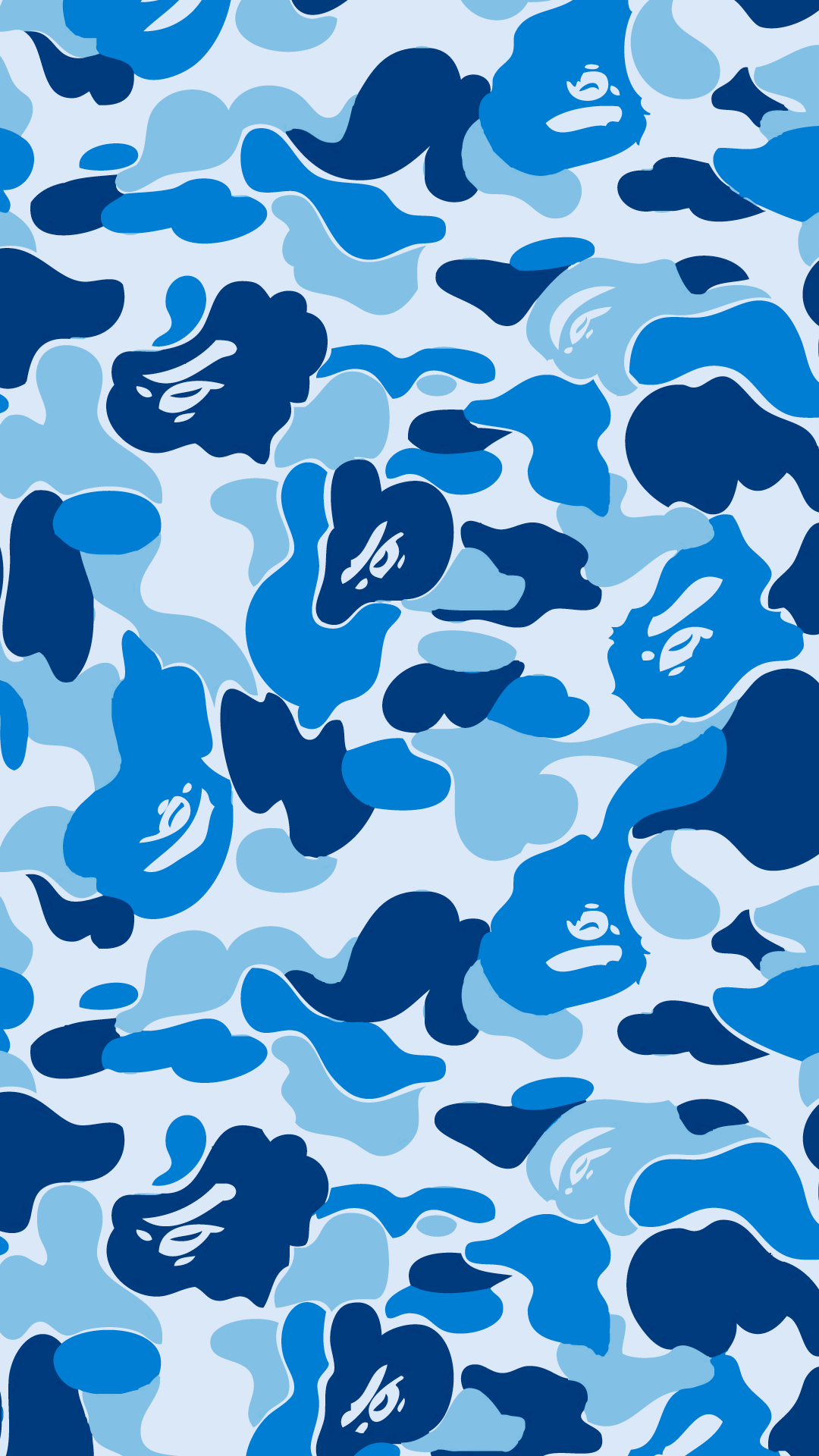 1080x1920 Nike Blue Camo