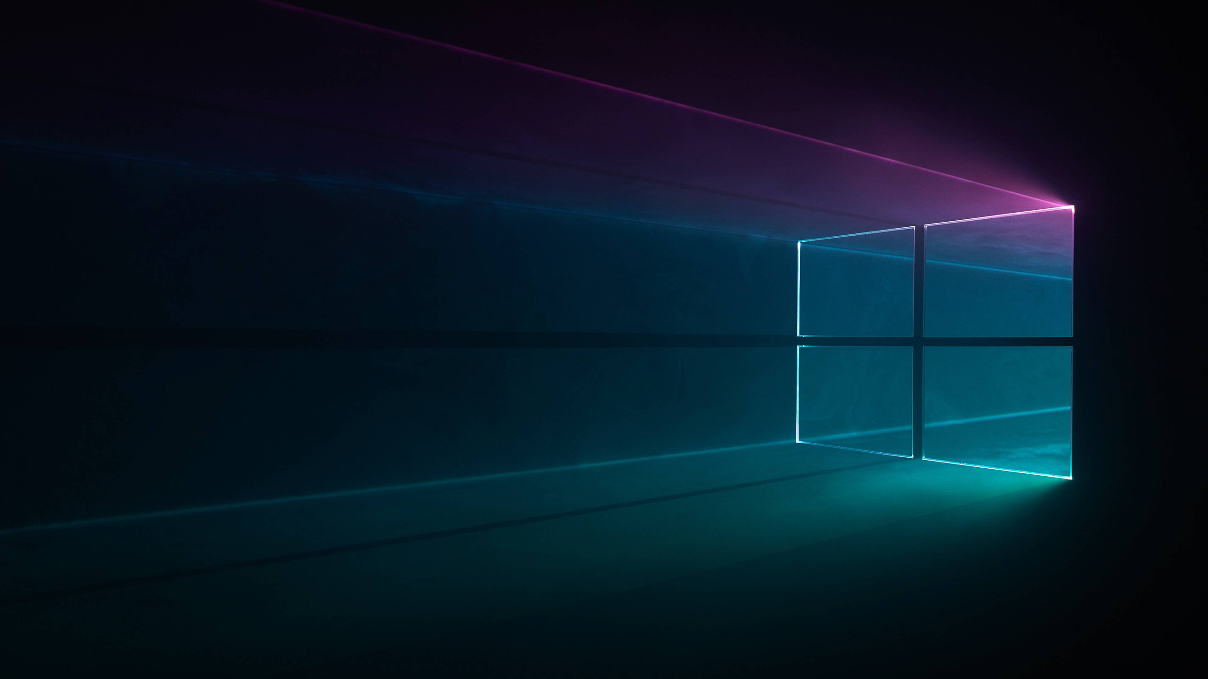 3840x2160 Windows 10 Dark 4K Wallpaper .