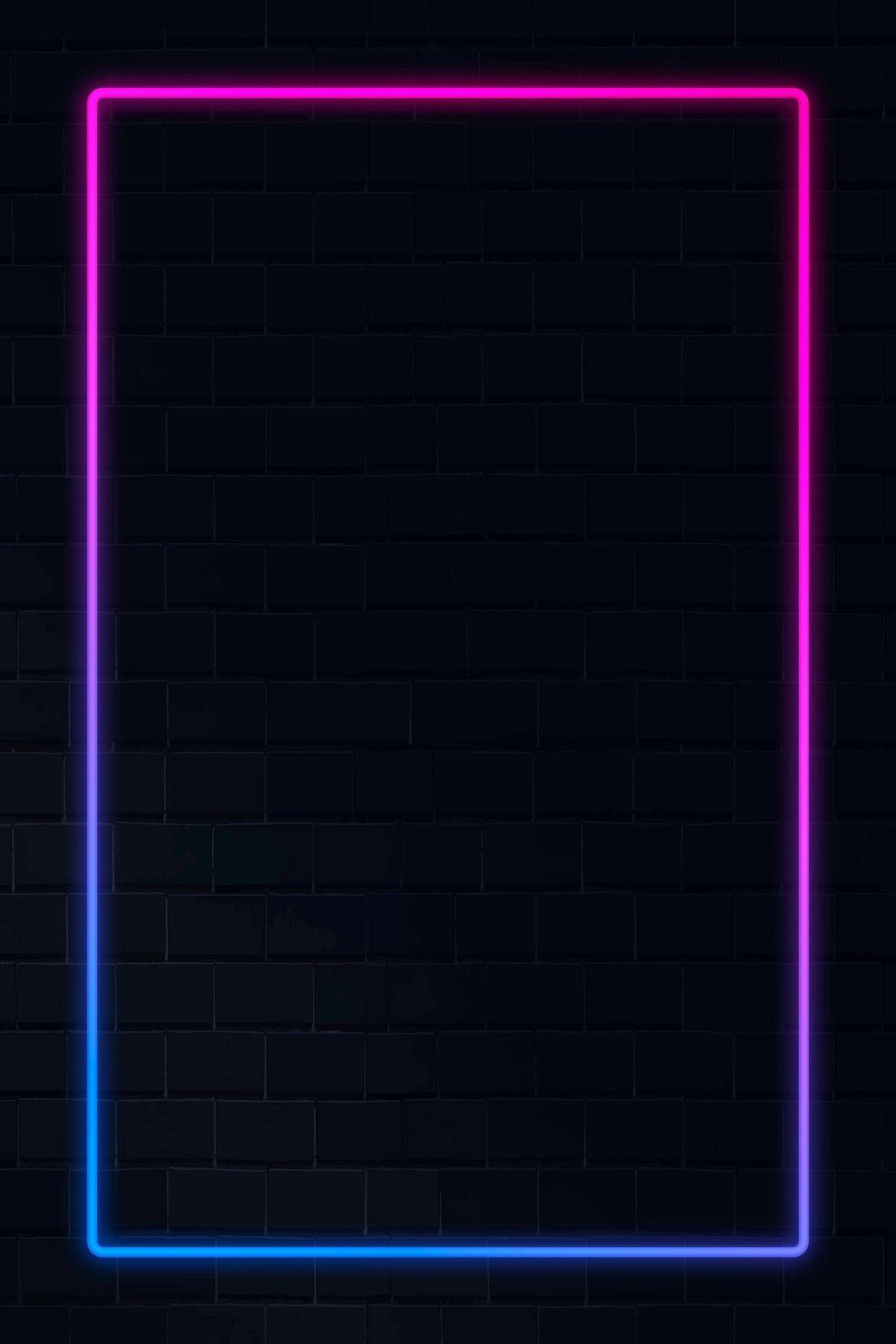 Neon Border Background Images HD Pictures and Wallpaper For Free Download   Pngtree