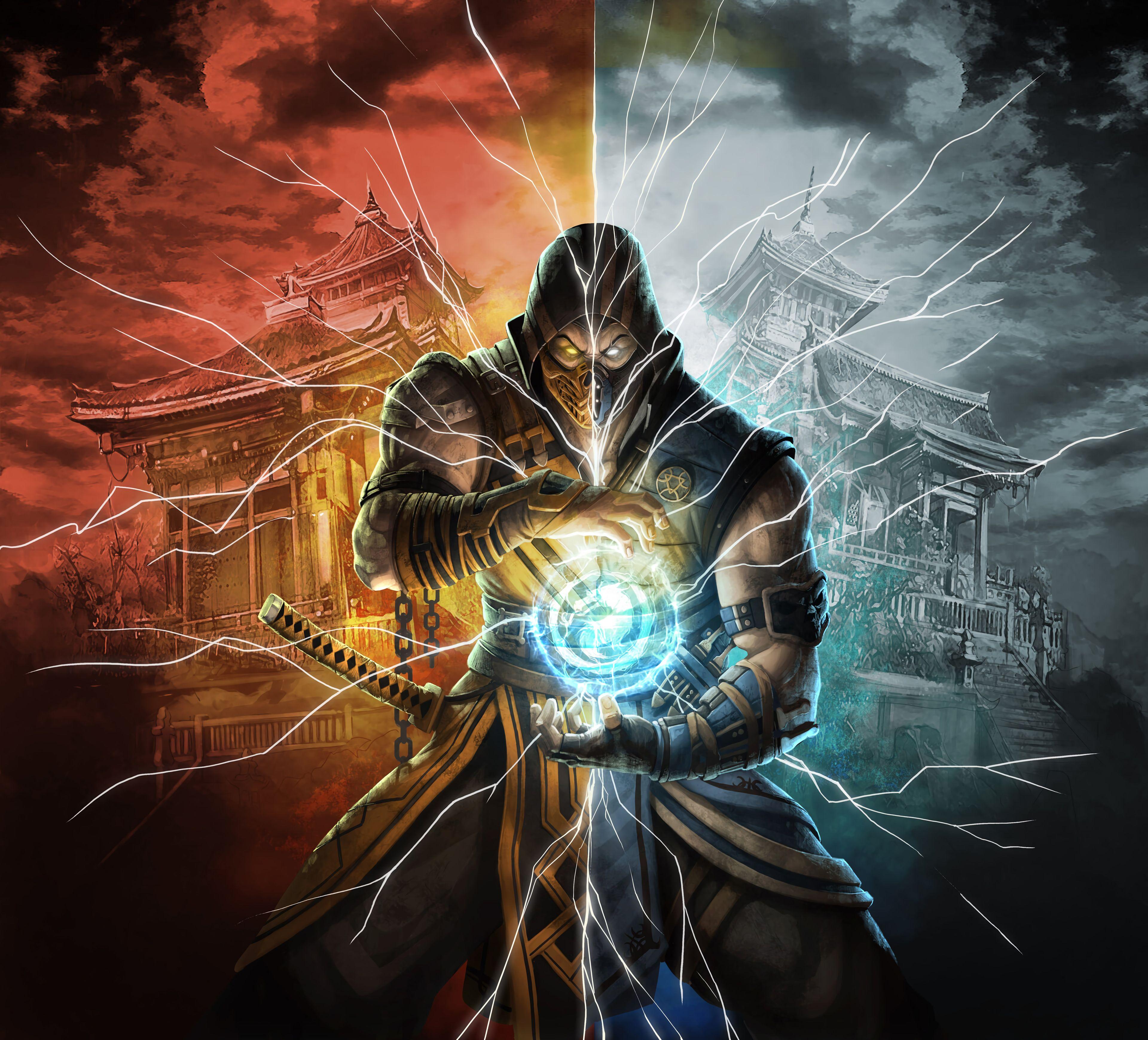 3840x3480 Mortal Kombat 11 4K Wallpaper, Scorpion .