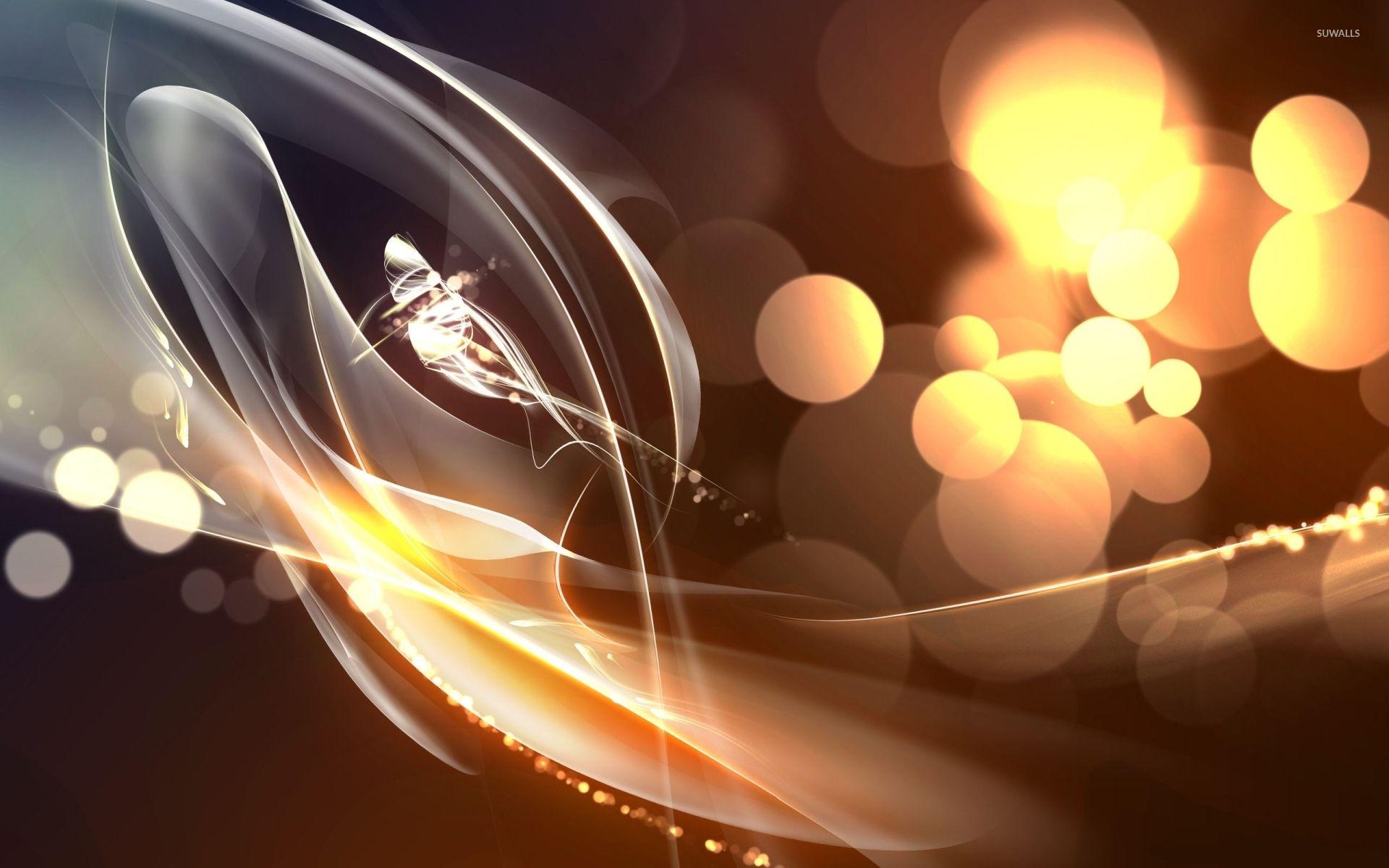 1920x1200 Golden circles wallpaper .