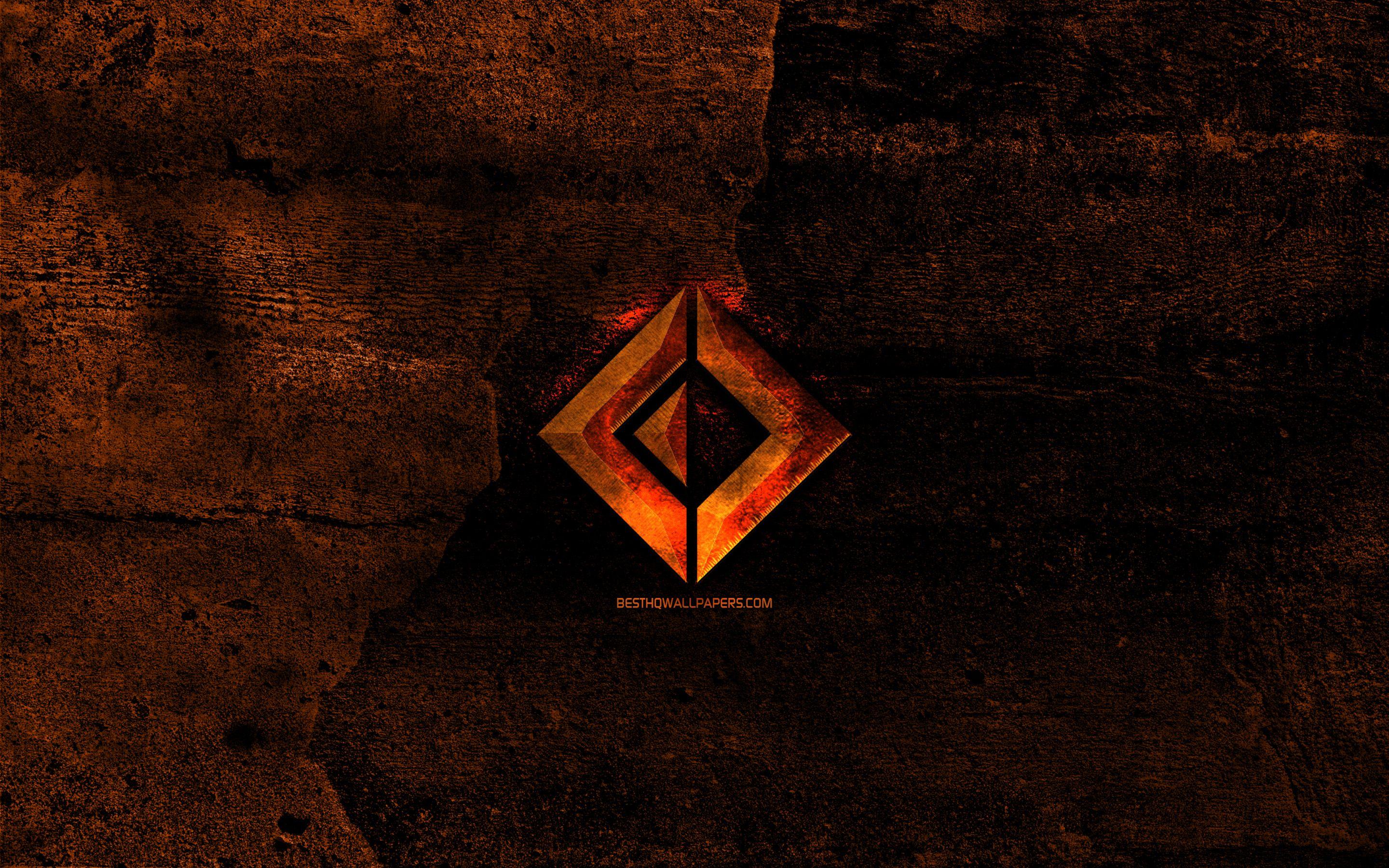 2880x1800 Download wallpaper F Sharp fiery logo .