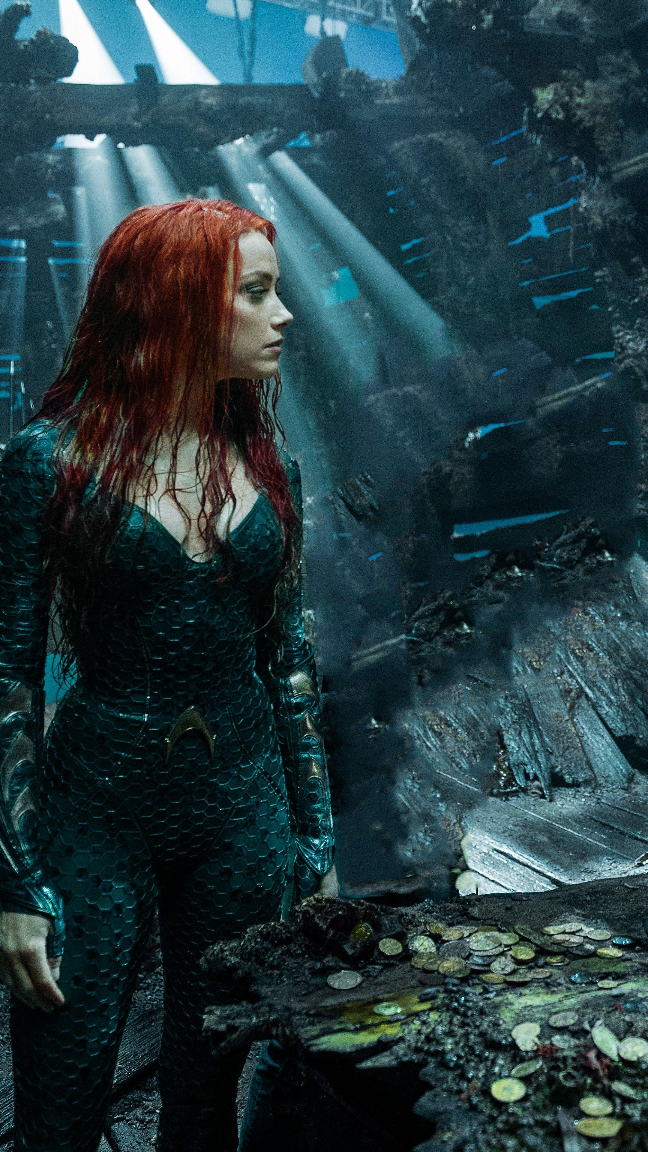 2160x3840 Amber Heard Red Hair .
