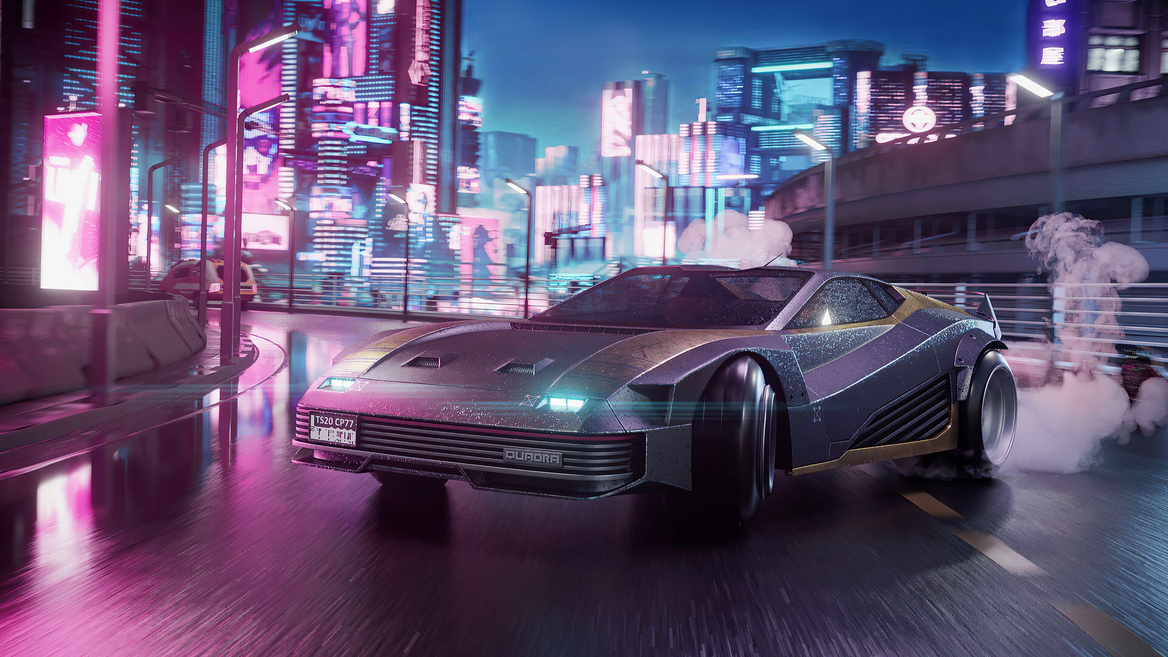 3840x2160 Quadra V Tech Cyberpunk 2077 .