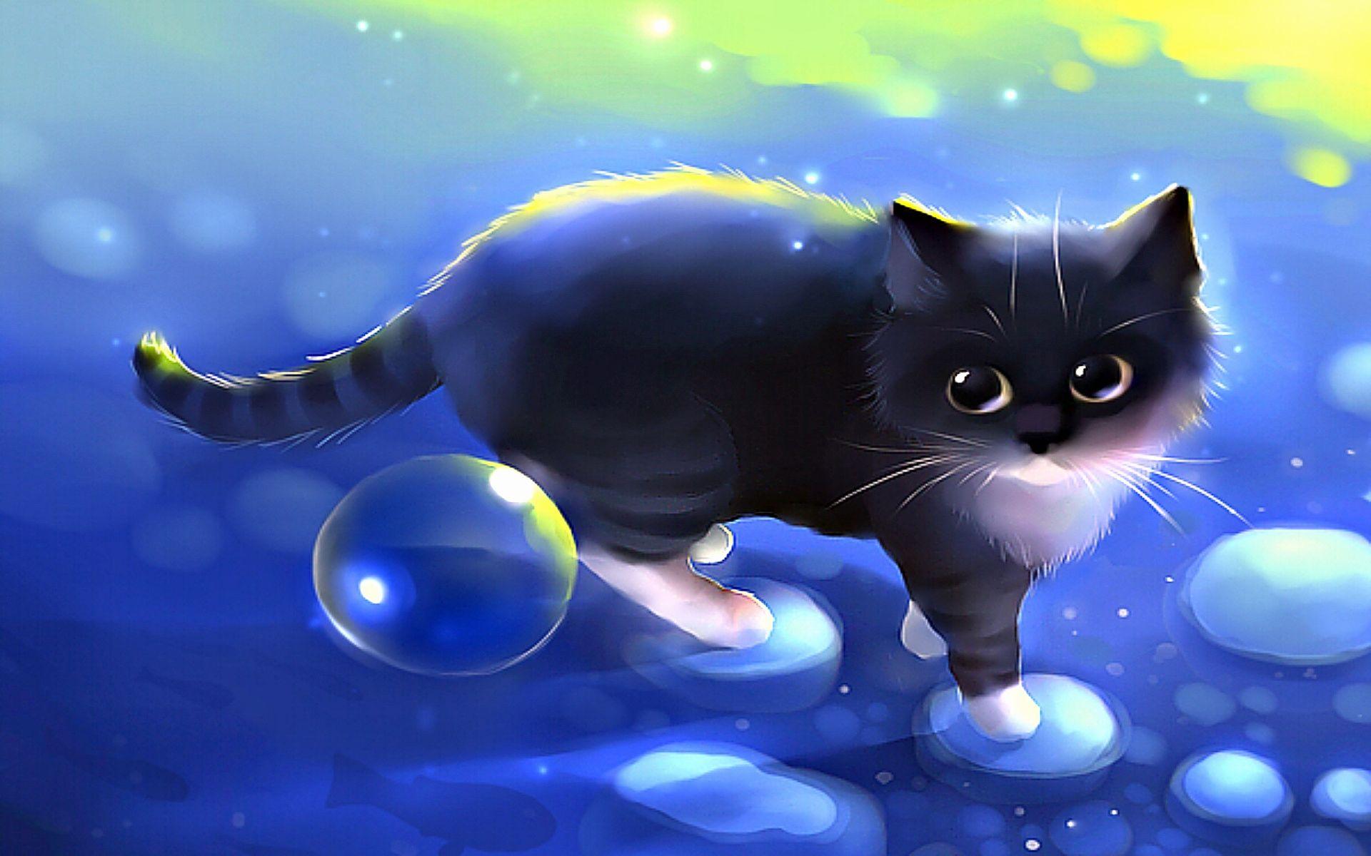 Cool Anime Cat Wallpapers - Top Free Cool Anime Cat Backgrounds ...