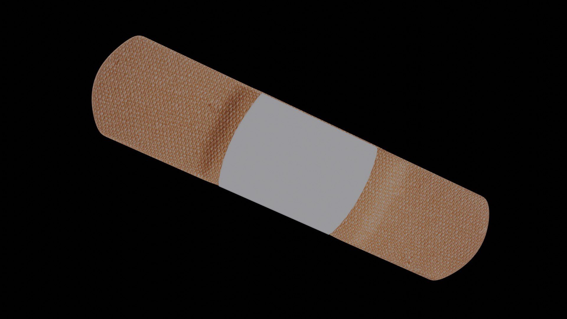 1920x1080 Adhesive Bandage 3D Model