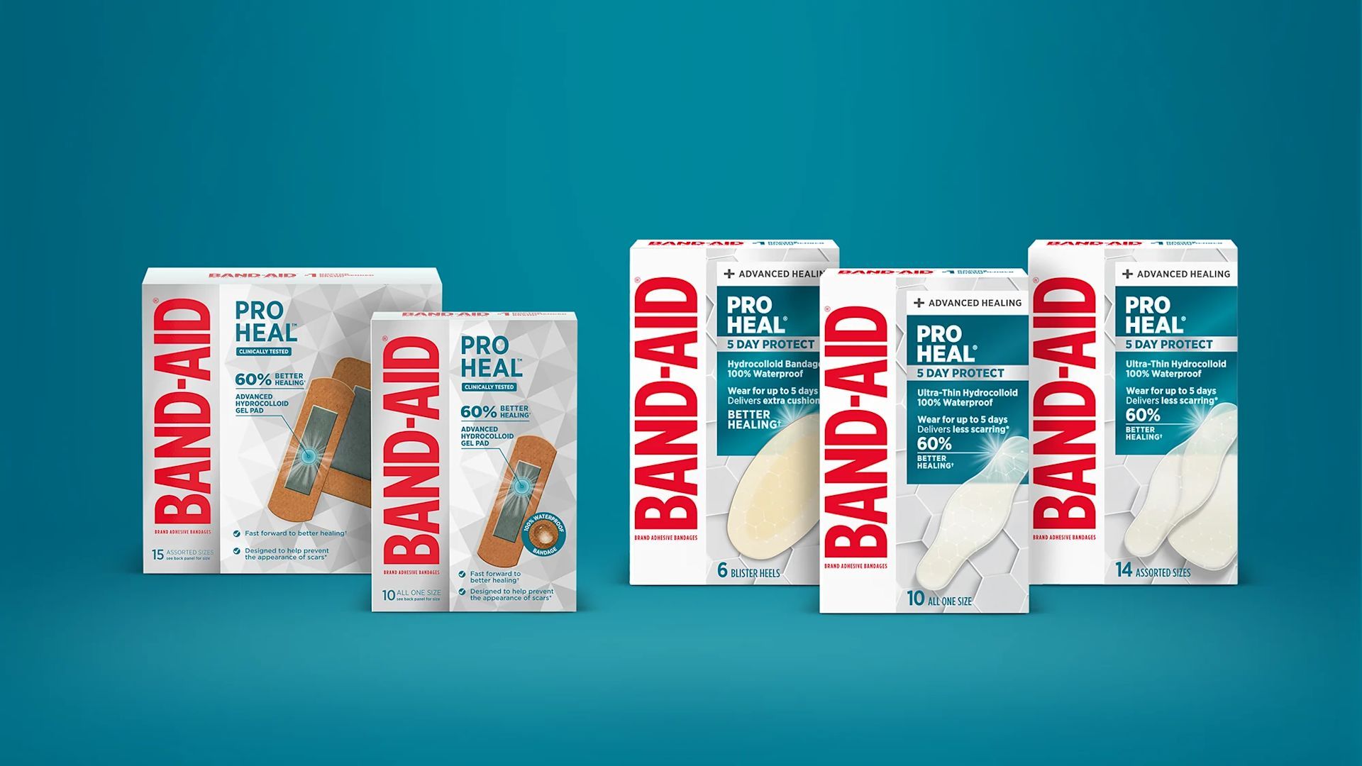 1920x1080 BAND AID® Brand PRO HEAL®. Advanced Healing Hydrocolloid Bandages