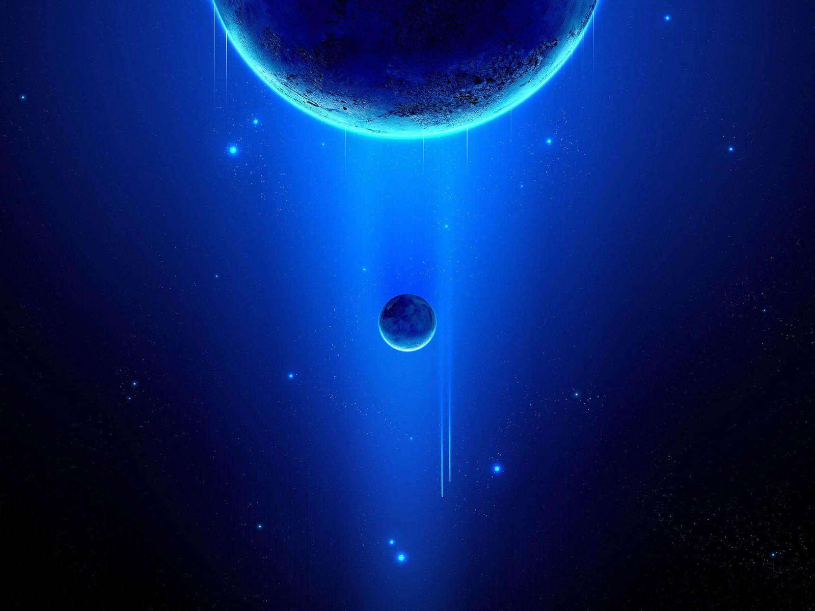 1600x1200 Celebrity Wallpaper: Blue Space Wallpaper