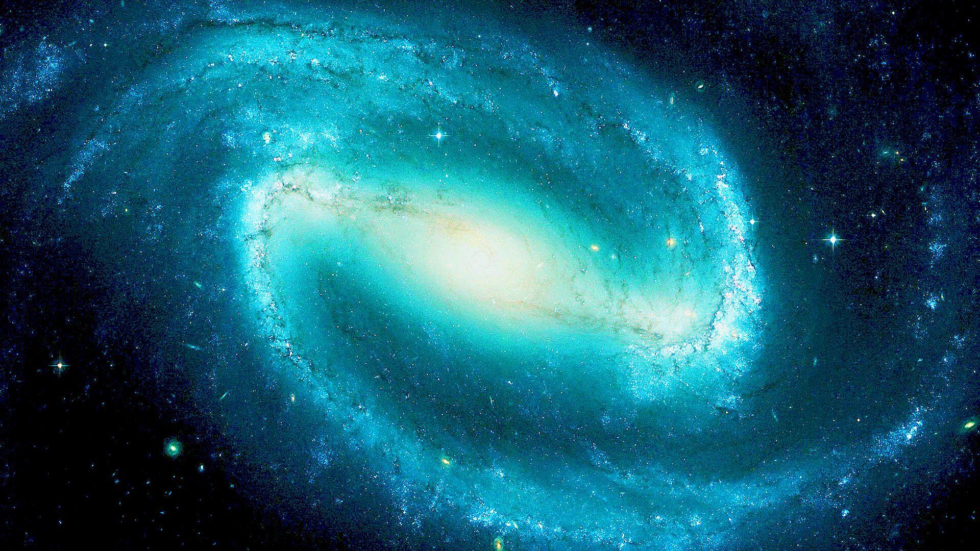 1920x1080 Blue Galaxy Space Wallpaper HD Desktop Mobile Wallpaper