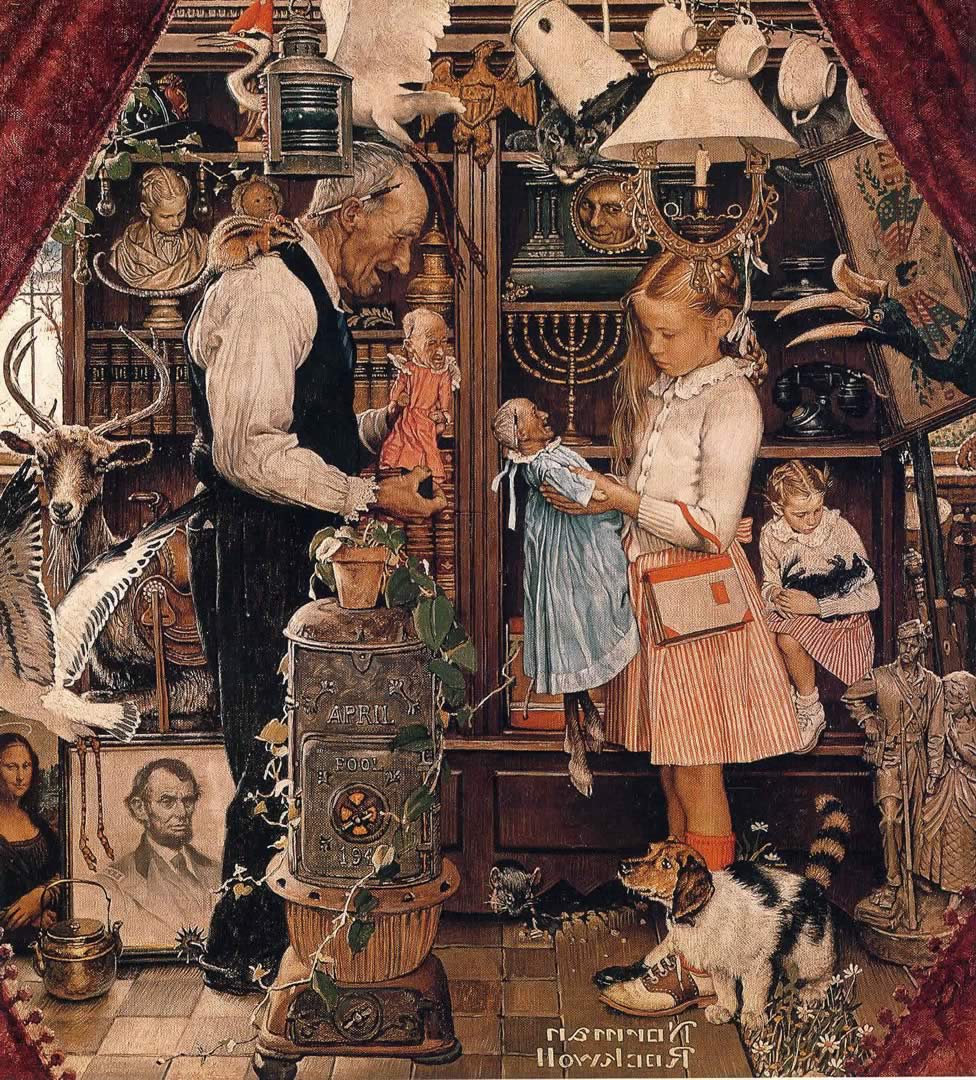 976x1080 Norman Rockwell Paintings Wallpaper Gallery
