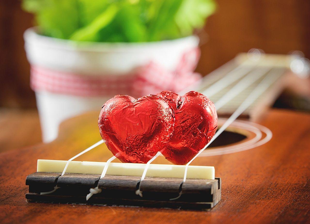 1280x923 Image Guitar Heart vintage Love Candy .