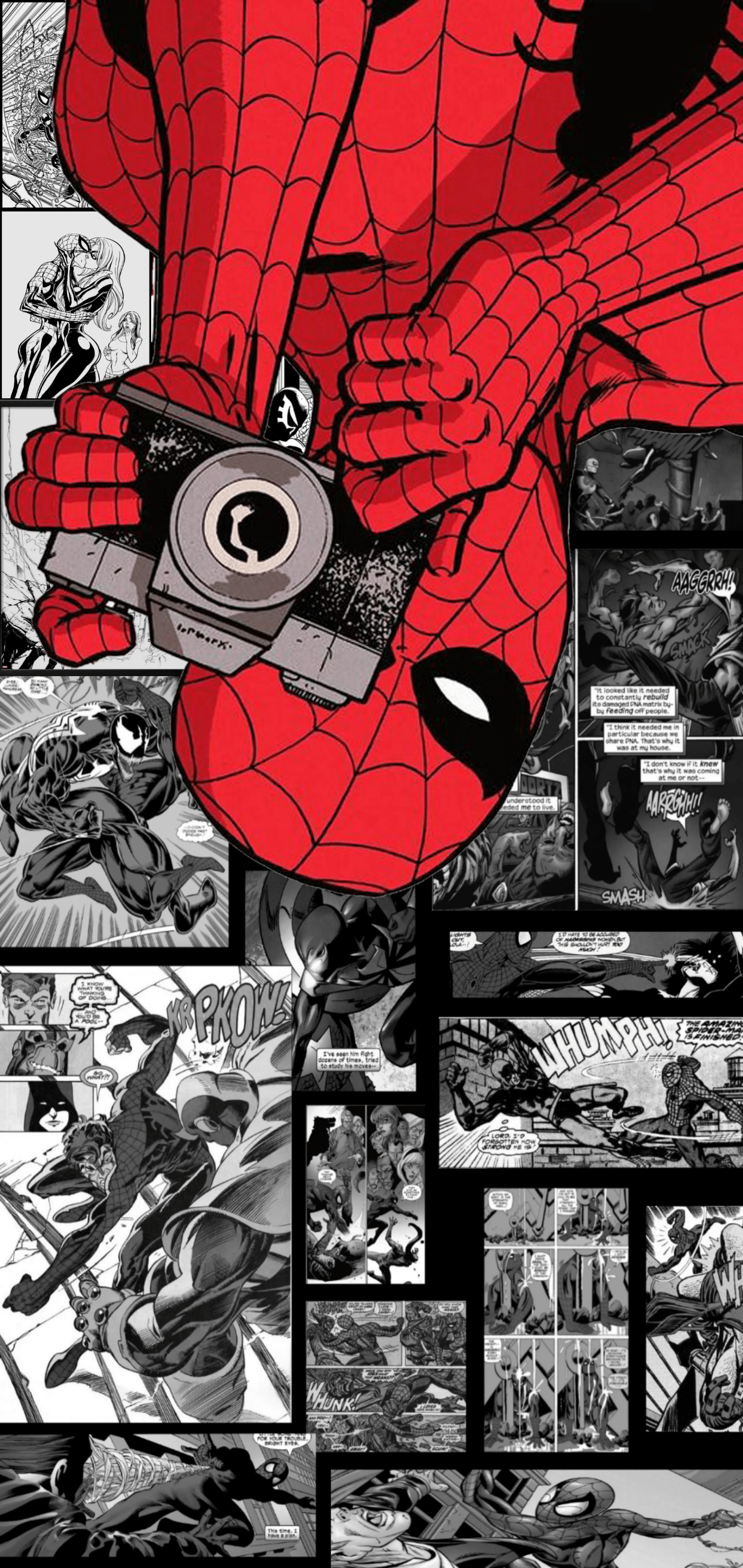 1440x3040 Vintage Spiderman .