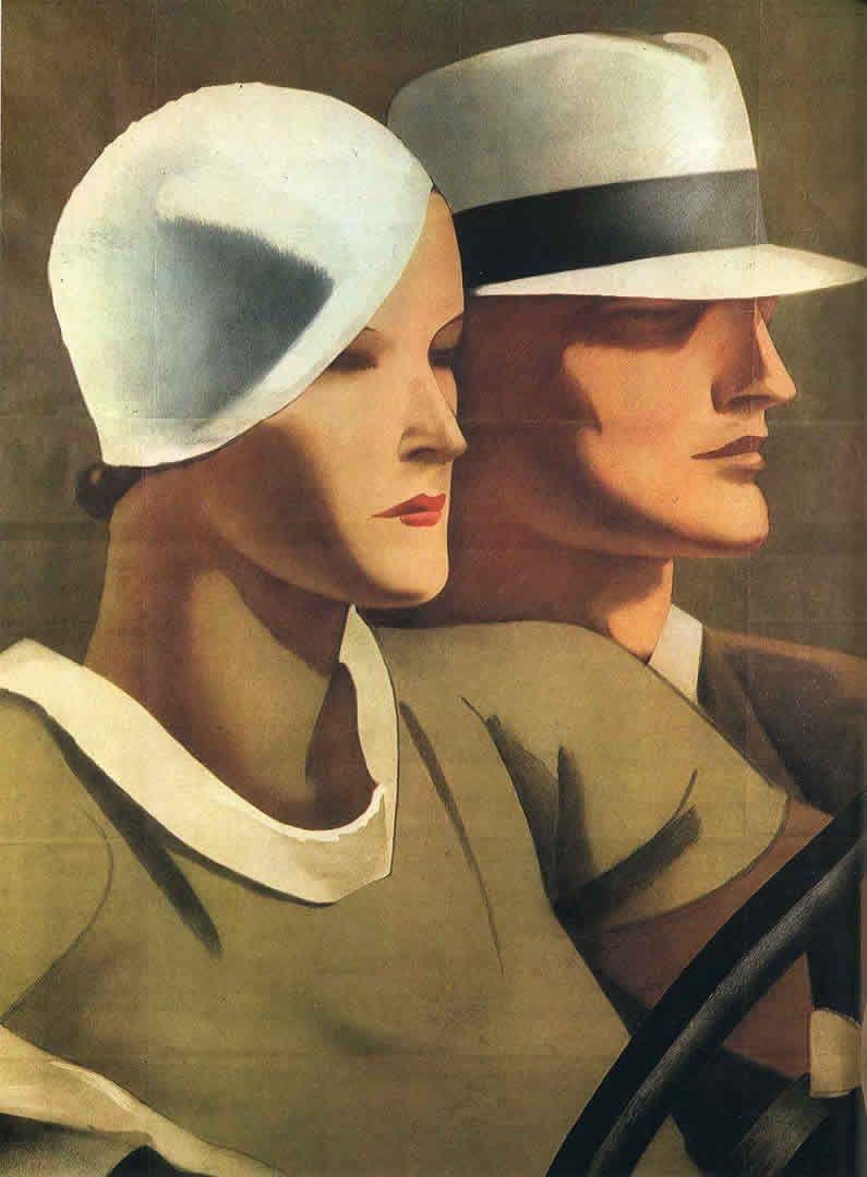 795x1080 1920s Man And Woman In Profile .ayay.co.uk