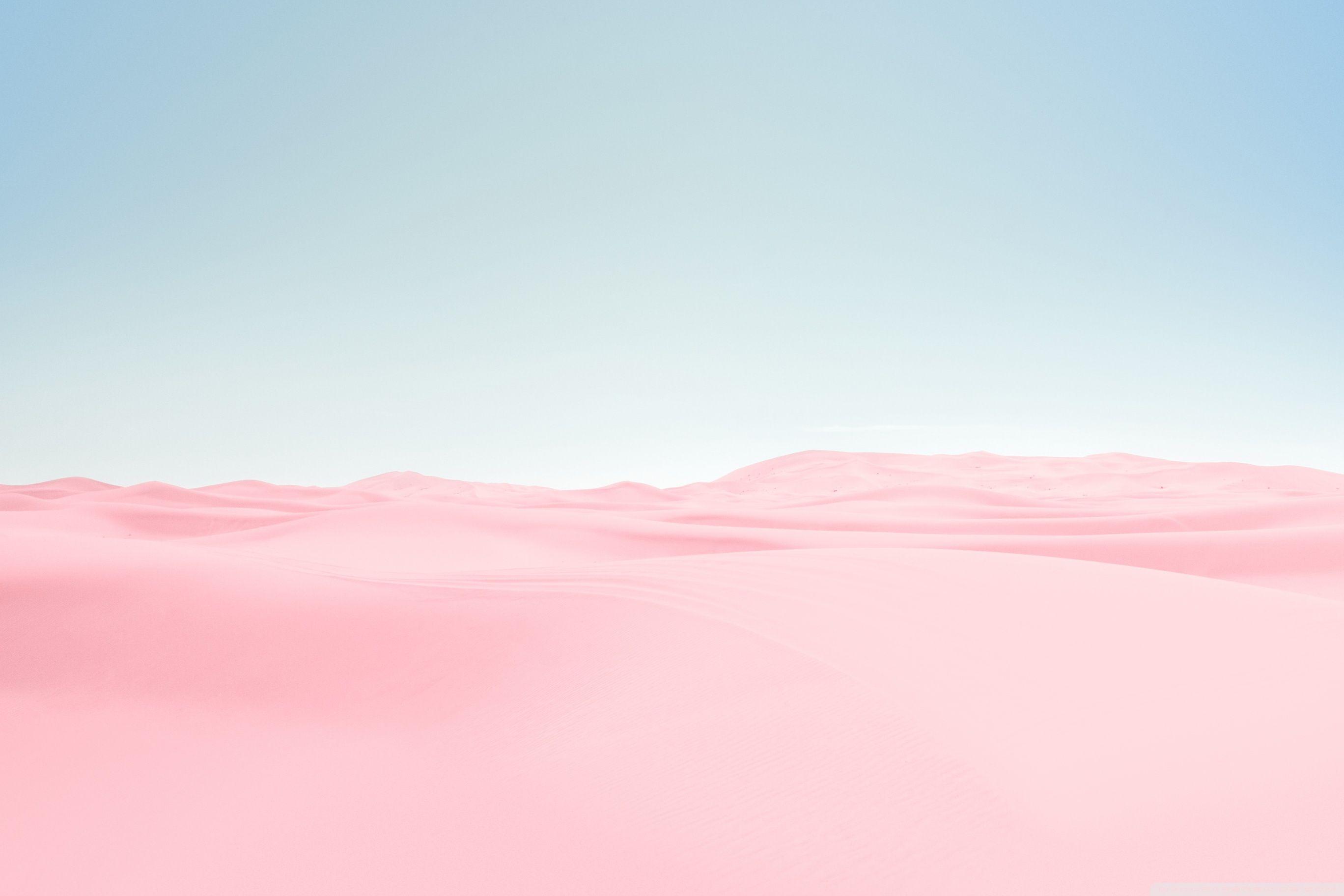 2736x1824 Pink Desert, Blue Sky Ultra HD Desktop .