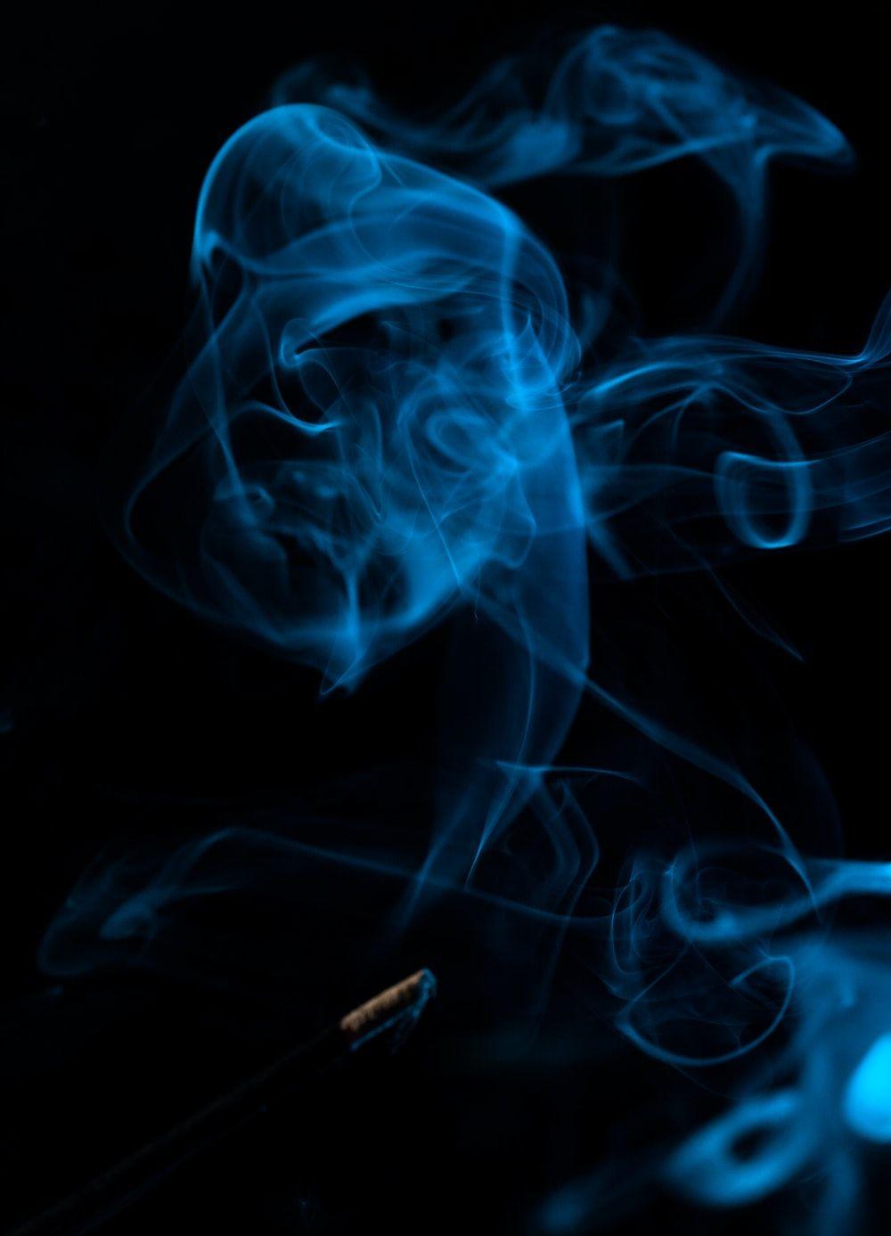 1000x1387 blue smoke wallpaper photo
