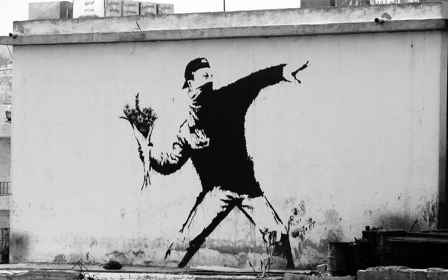 1440x900 Banksy Desktop Wallpaper. Free HD .freehdswallpaper.