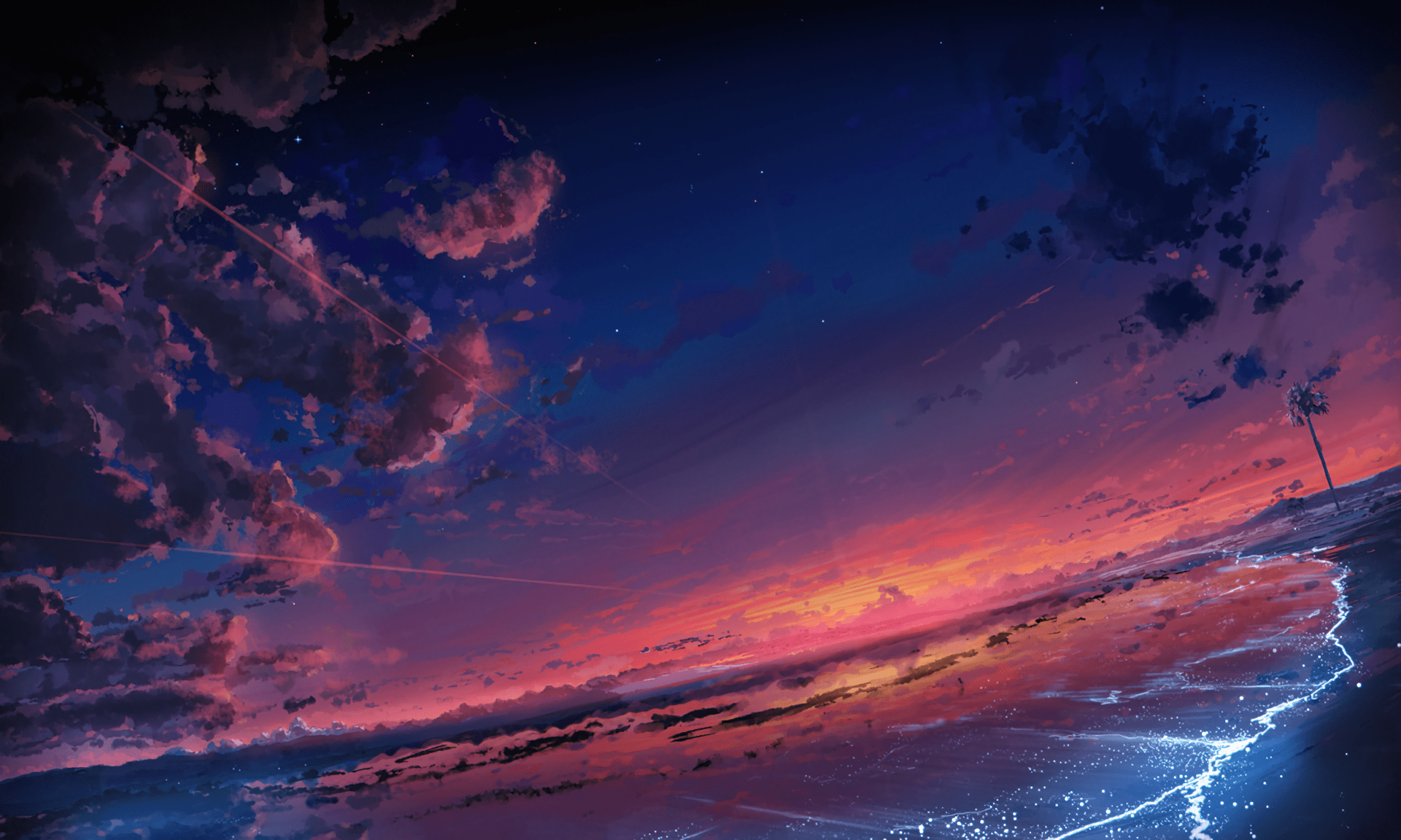 Sunset Anime Scenery Wallpapers Top Free Sunset Anime Scenery