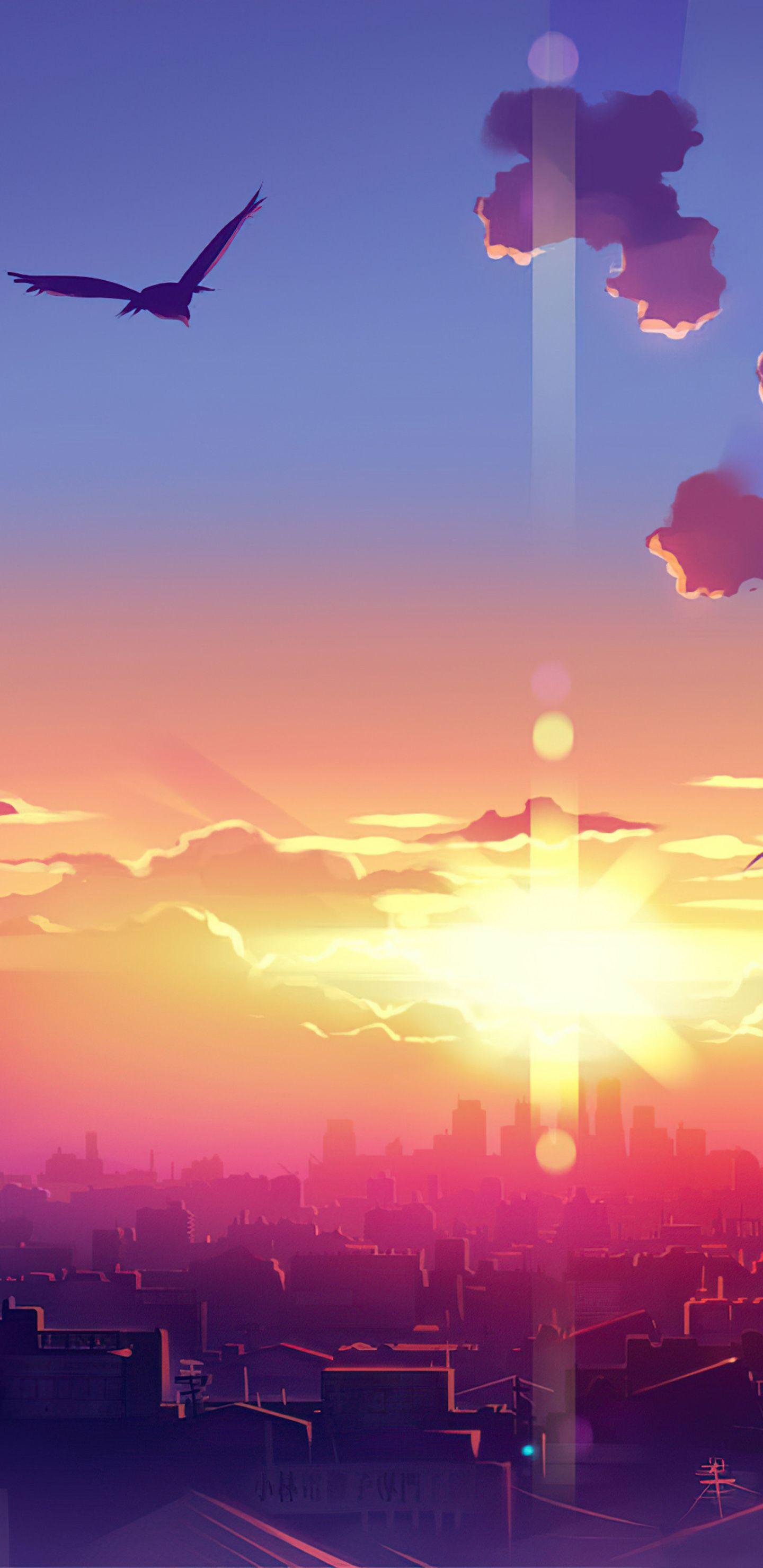 Sunset Anime Scenery Wallpapers - Top Free Sunset Anime Scenery