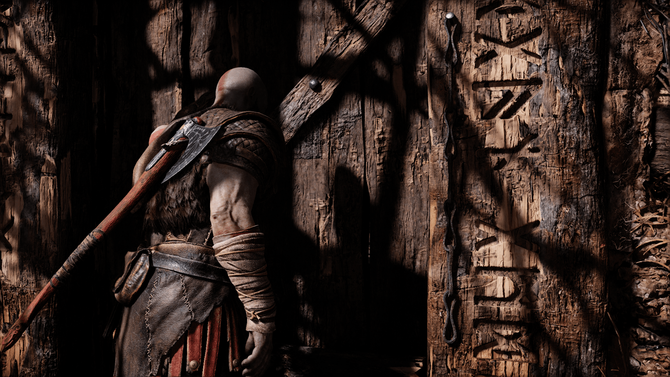 2560x1440 God Of War, Kratos, In Game .