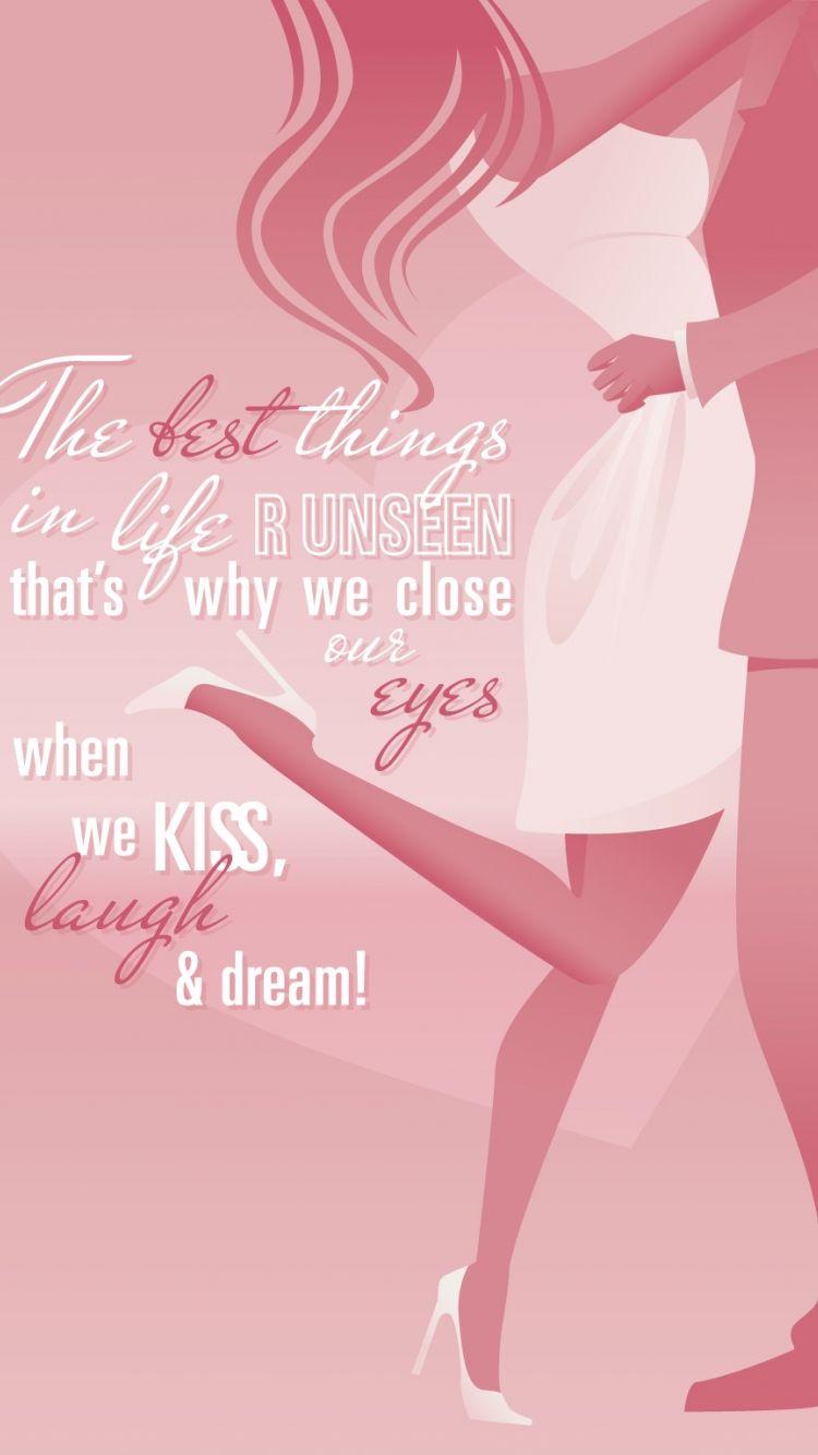 750x1334 Valentine Chic Sassy iPhone Wallpaper Pink Quote Wallpaper For iPhone Wallpaper & Background Download