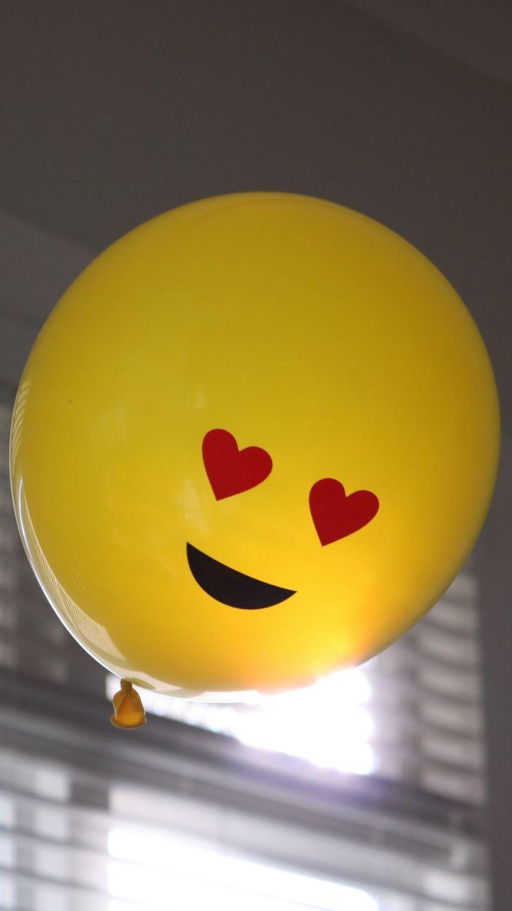 720x1280 Wallpaper Balloon, Smiley, Smile .