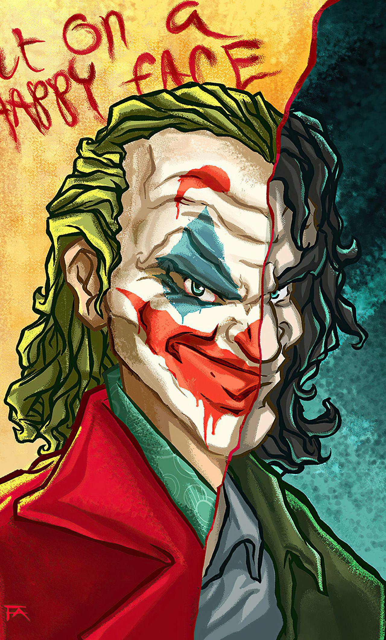 1280x2120 If You Just Smile Joker 4k .