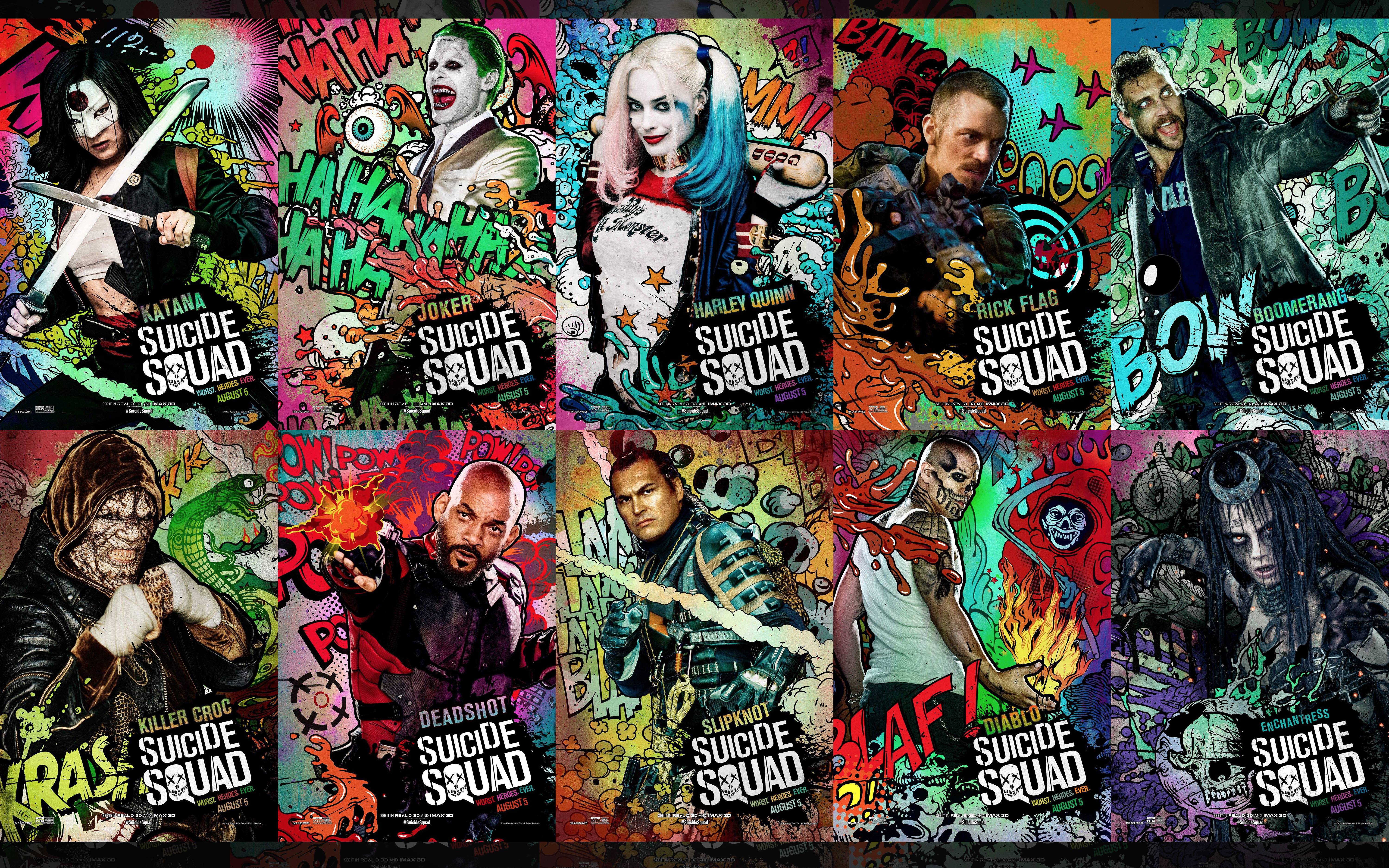 Suicide Squad Movie Wallpapers  Wallpaper Cave